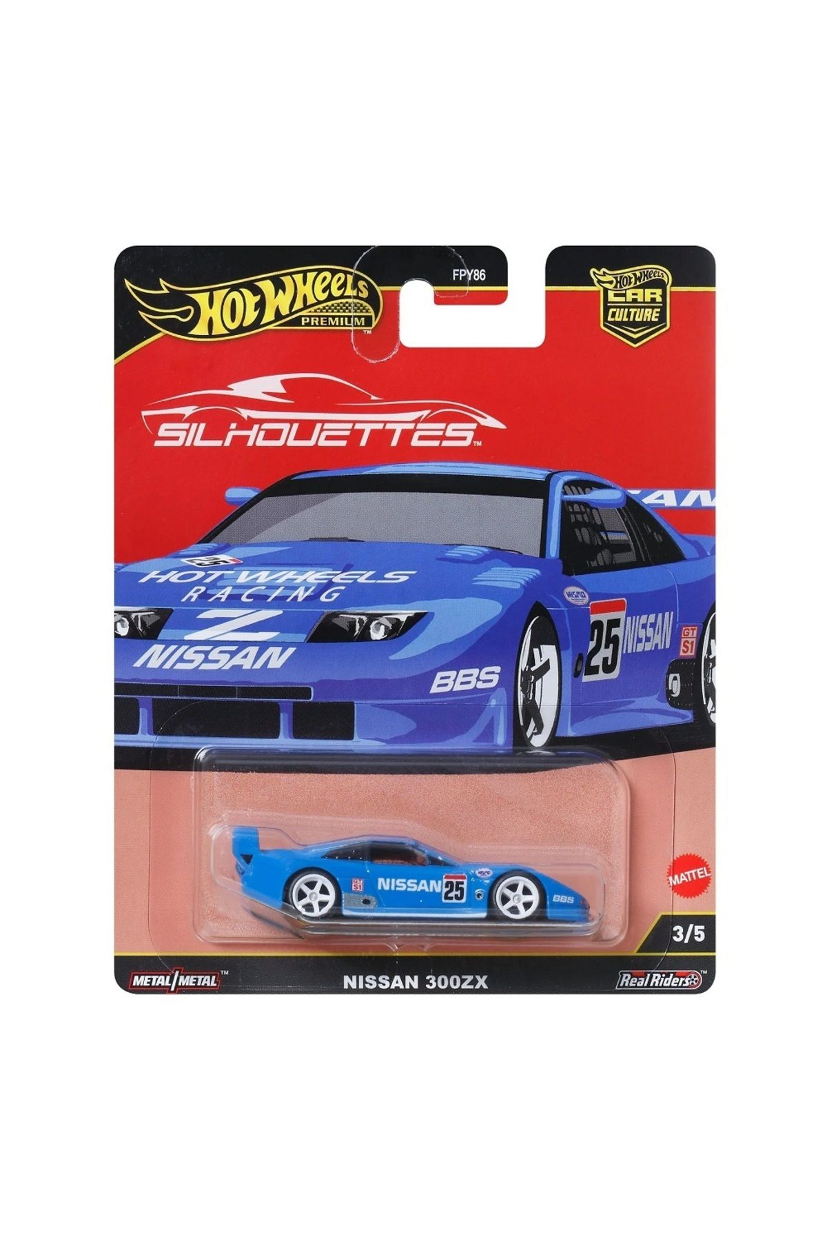 HOT WHEELS Premium Car Culture Nissan 300ZX - Silhouettes 3/5 1:64 - JBK61