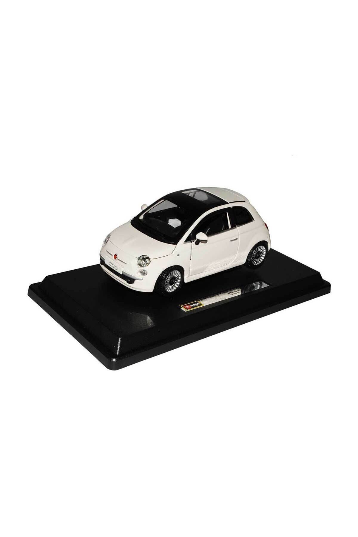 melfxxl eticaret 22106 Burago 1:24 Fiat 500 2007 Model Araba