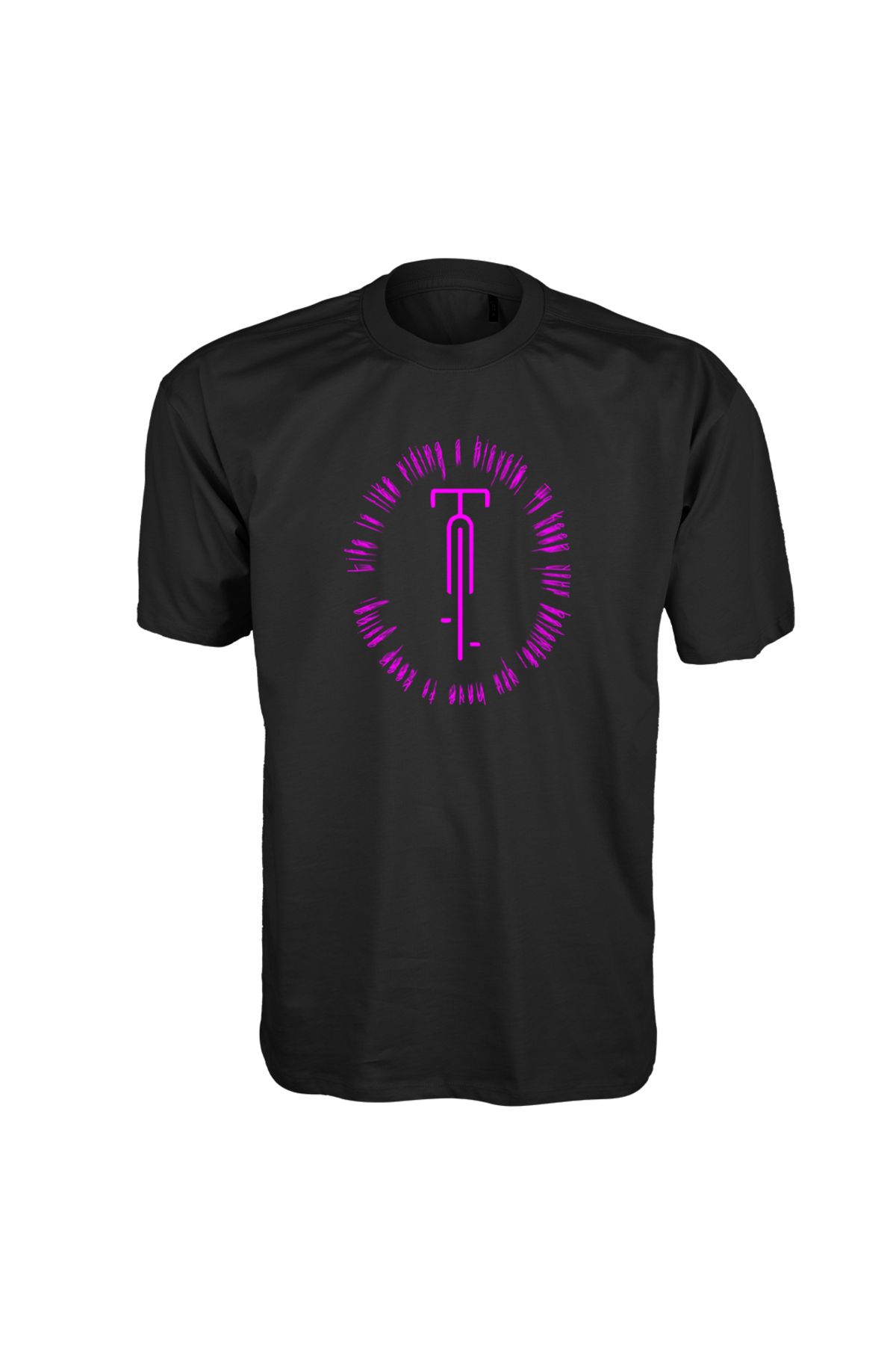 WS DESIGN Bisiklet Serisi T-shirt - Baskılı Tasarım Tişört