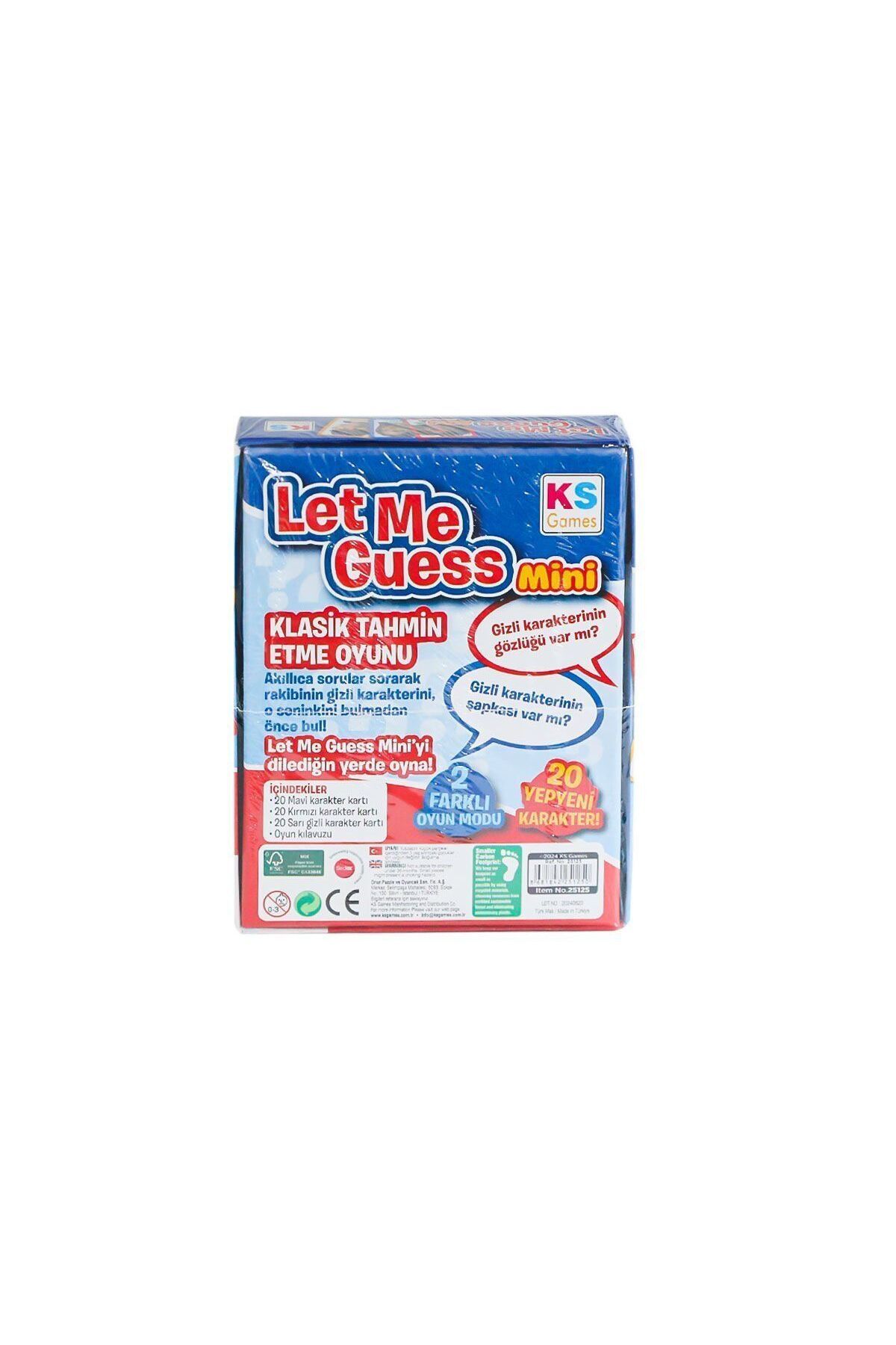 melfxxl eticaret 25125 Let Me Guess Mini -KS Games