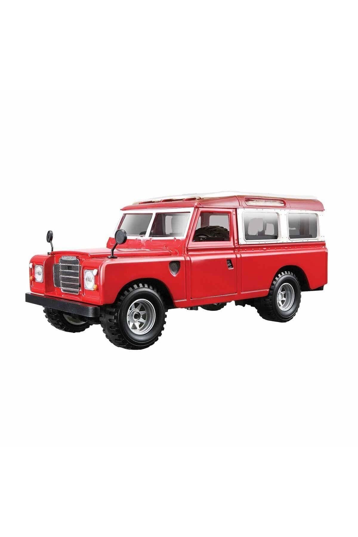 melfxxl eticaret 22063 Land Rover Series II Model Araba 1:24 Kırmızı -Sunman
