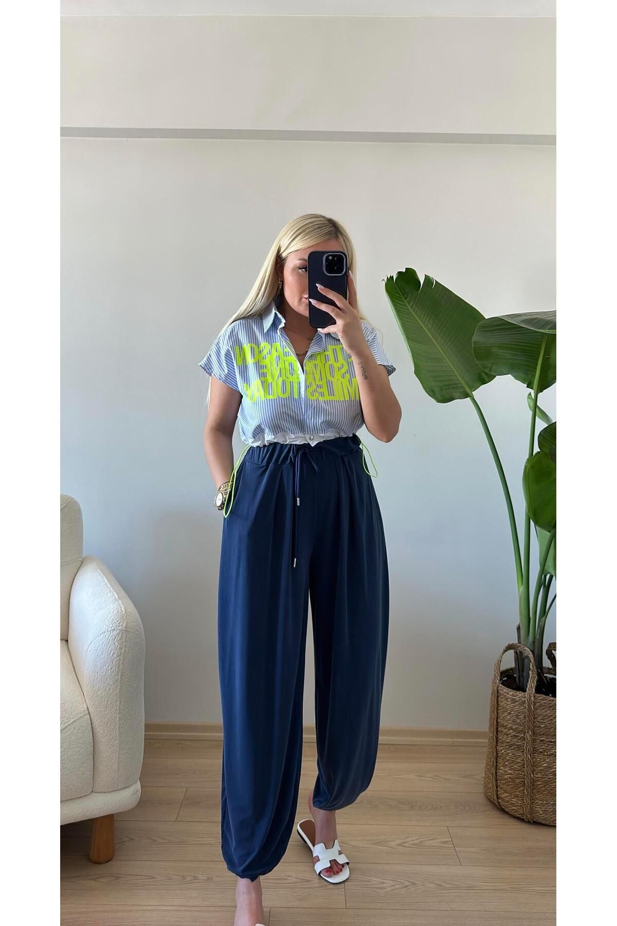 Acar Boutique Şalvar Modal Pantolon