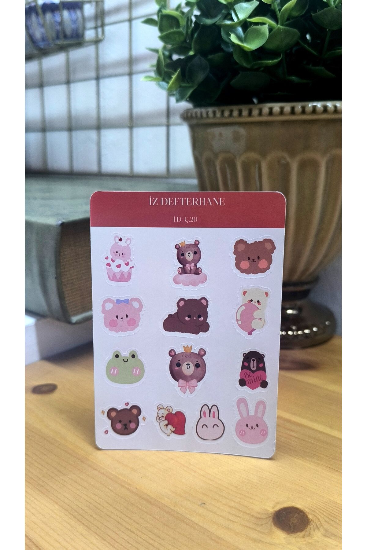 İZ DEFTERHANE Çıkartma & Sticker (Ajanda, Defter, Bullet Journal, Scrapbook ve Planlayıcılar İçin Uygundur)