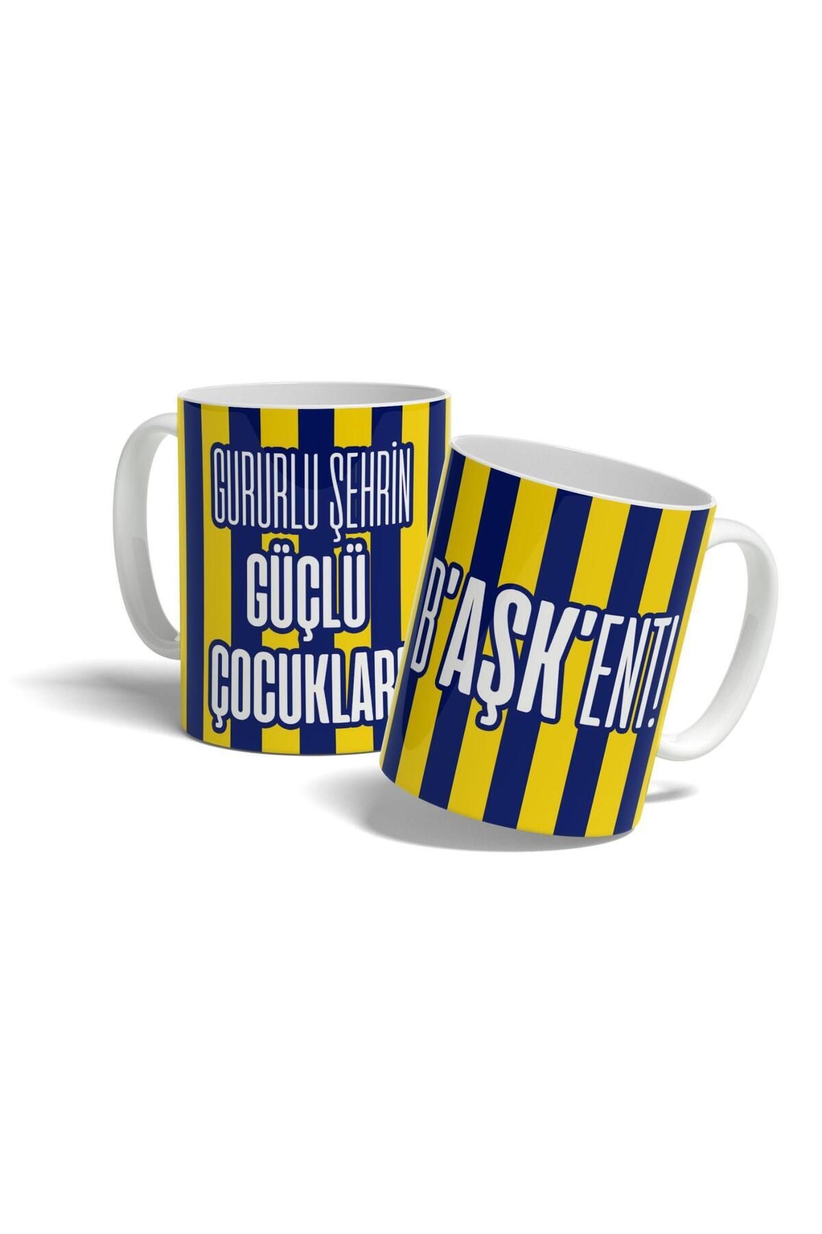 BİBANAPROMOSYON Ankaragücü Kupa Bardak Ankaragücü Taraftar Gururlu Şehrin Güçlü Çocukları Baskılı Hediye Kupa Bardak