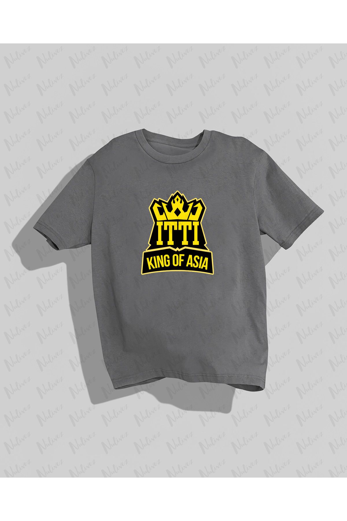 Nulivez ITTIHAD Tasarımı Baskılı Yüksek Kalite Kompakt Unisex Oversize T-Shirt