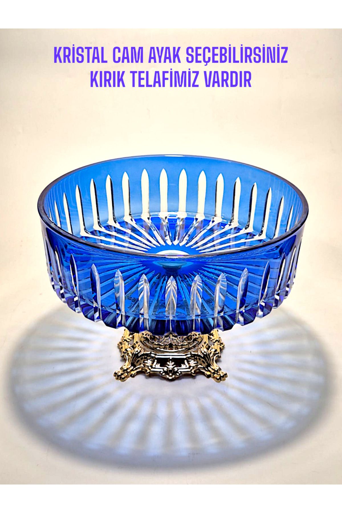 Akden Kristal KESME KRİSTAL DEKOR EL İŞÇİLİĞİ İSKANDİNAV KASE