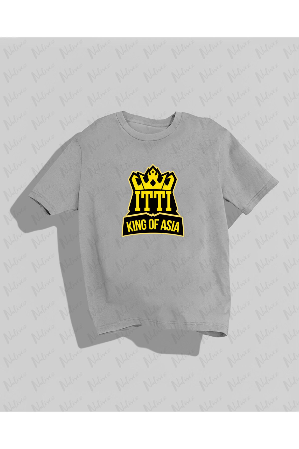 Nulivez ITTIHAD Tasarımı Baskılı Yüksek Kalite Kompakt Unisex Oversize T-Shirt