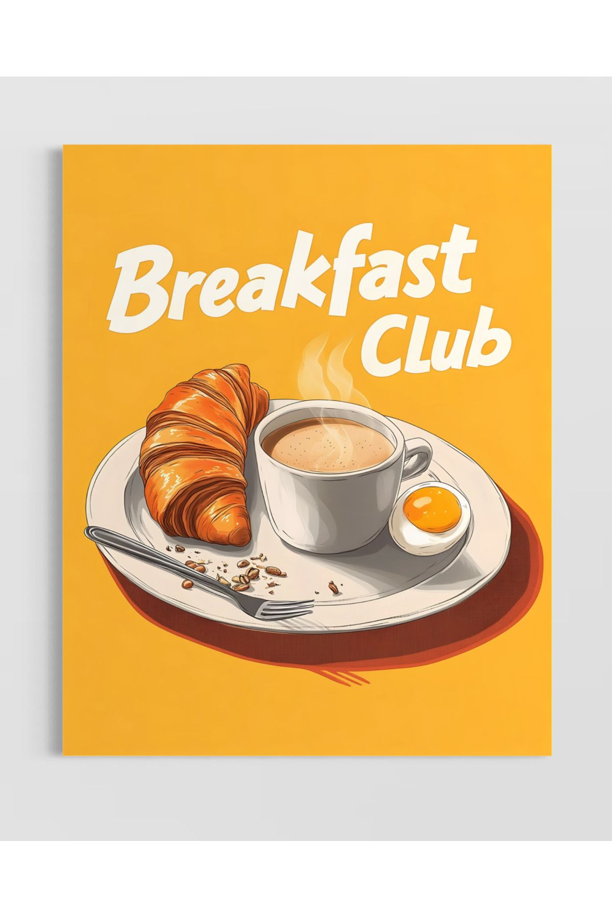Woodsuppco Breakfast Club Çerçevesiz Poster, Duvar Posteri, Sanatsal Poster, Duvar Dekoru