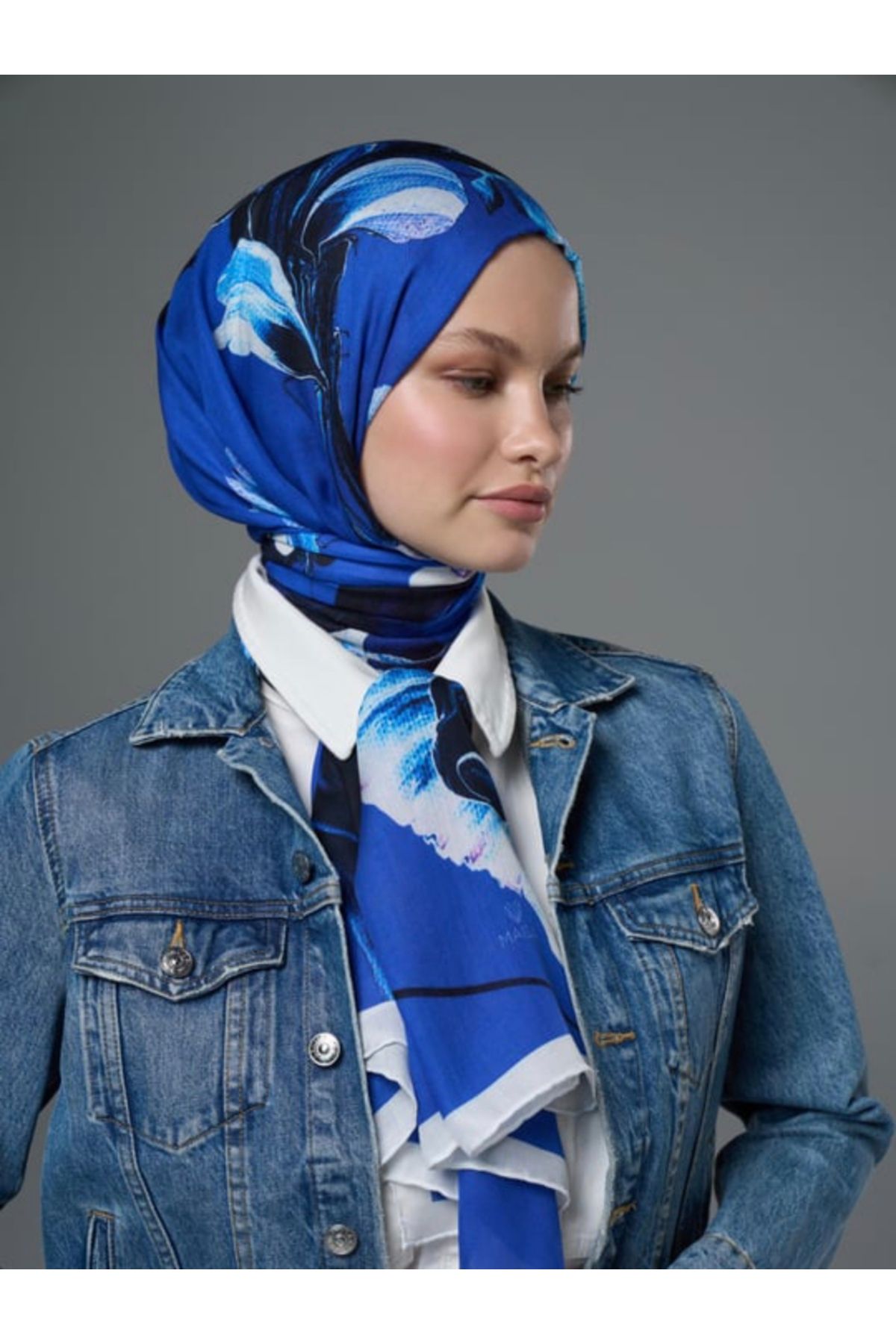 Maisa Zia modal ipek şal / saks