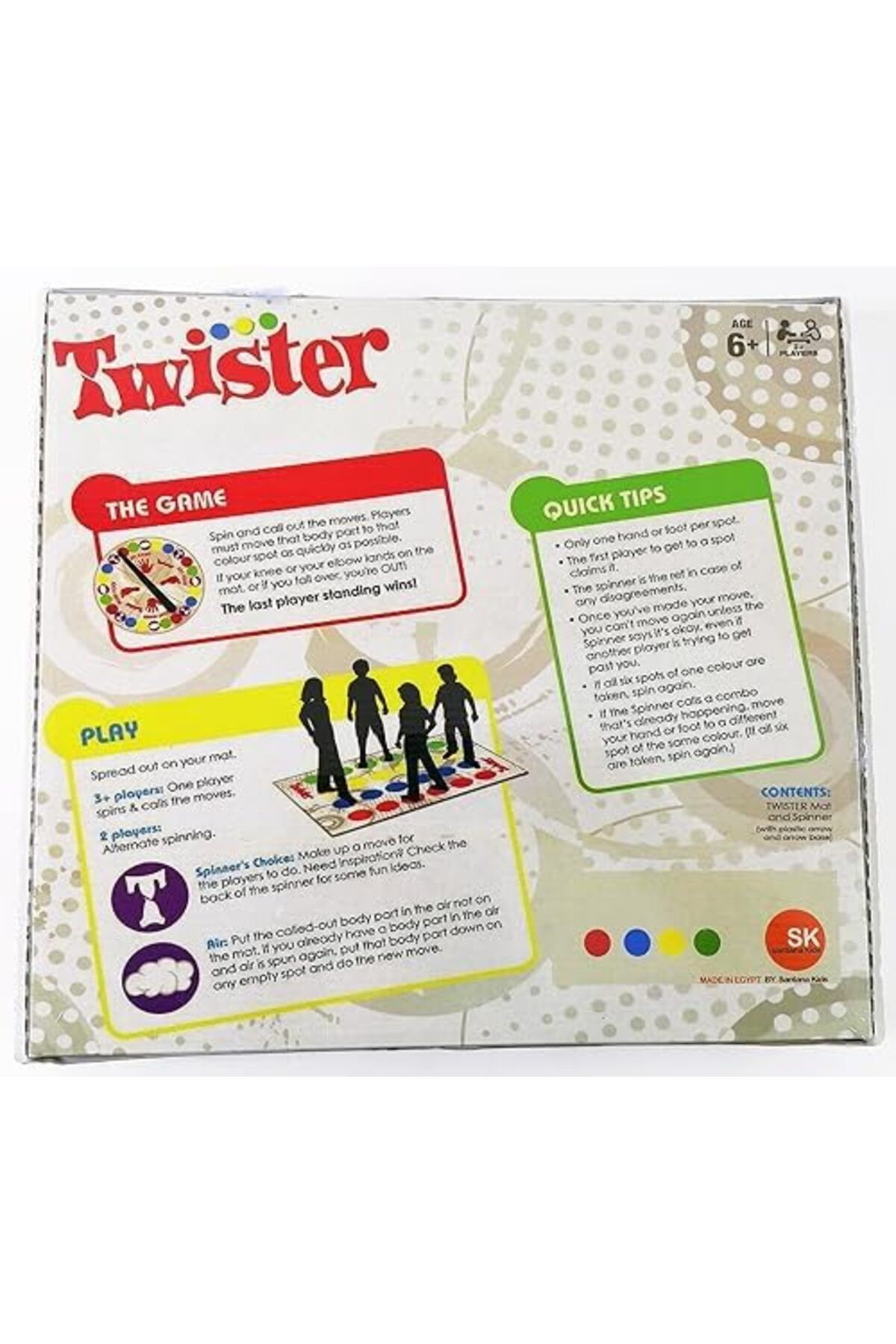 rexa-Twister Game Action and Brain Game for Kids and Adults 3