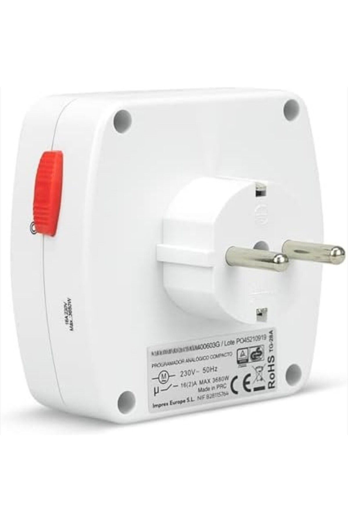 Ucuz Geldi-3 Pieces Timed Socket 24 Hours Programmable Cata Mechanical Time Clock Socket Automatic on Off 3