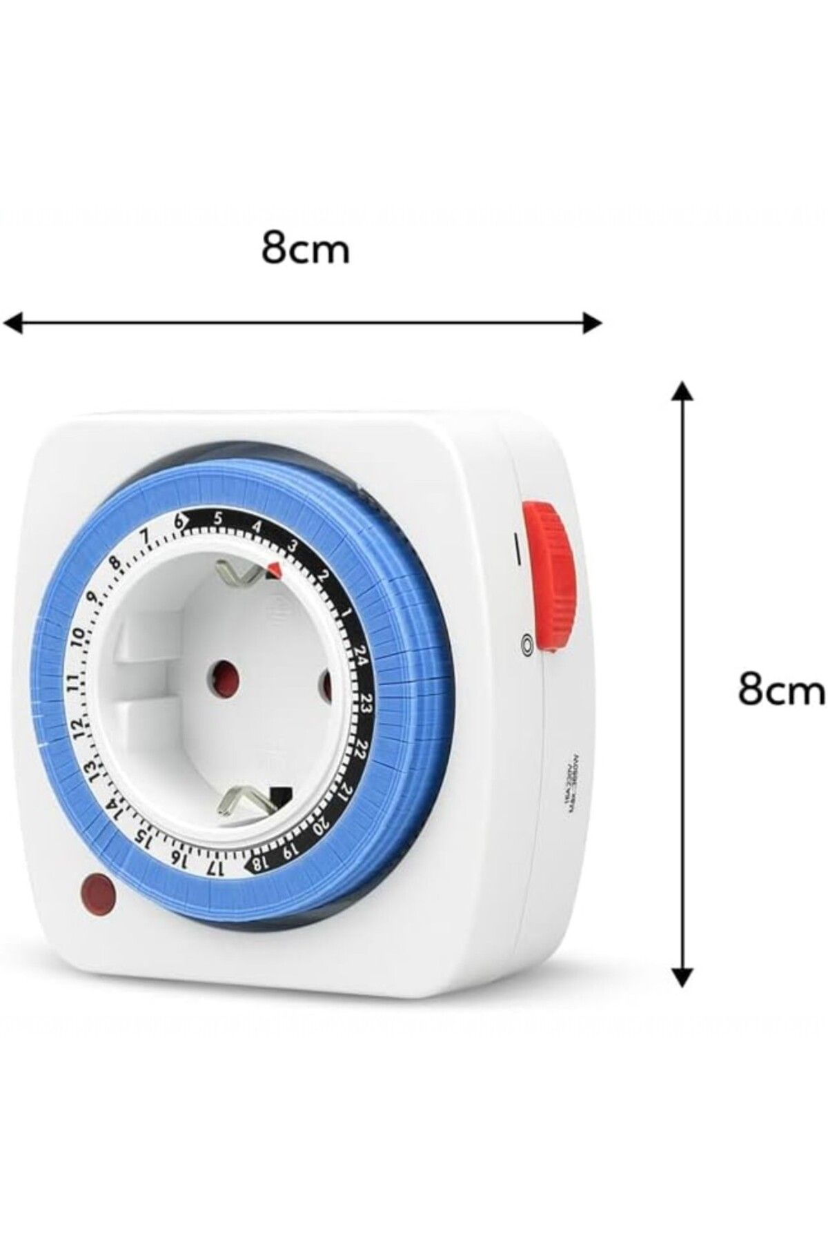 Ucuz Geldi-3 Pieces Timed Socket 24 Hours Programmable Cata Mechanical Time Clock Socket Automatic on Off 5