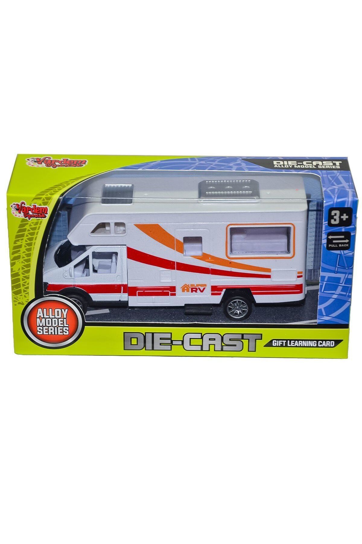 Easy Tedarik XFD889-311 Kutulu Çek Bırak Die-Cast Karavan - Vardem Oyuncak