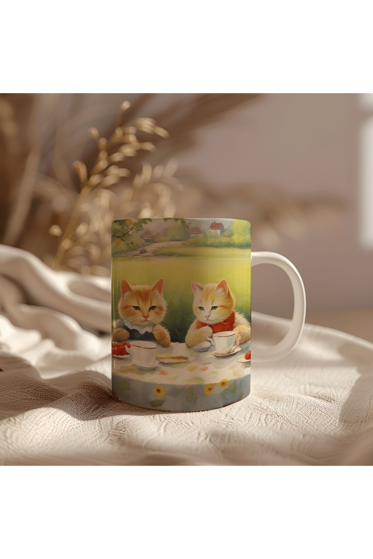 waspandhornet Kedi Zamanı Kahve Kupası