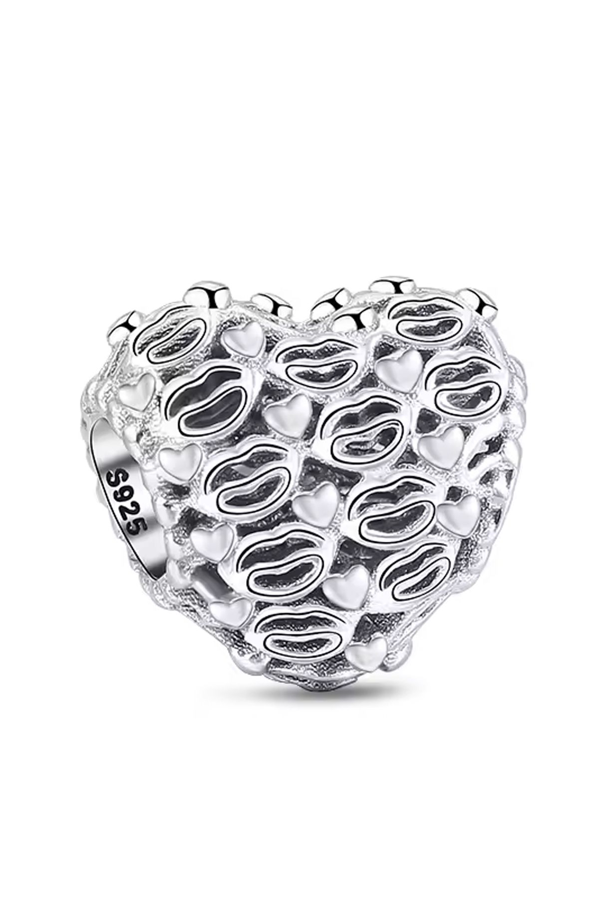 Fubena Kalp İmgeli Kalp Charm