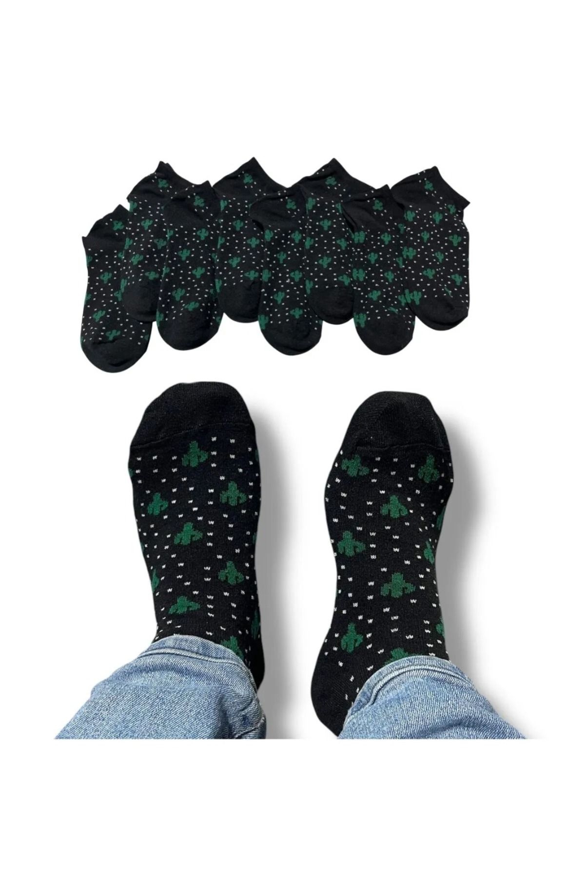 BYNDRSOCKS 7 Çift Unisex Patik Pamuklu Çorap