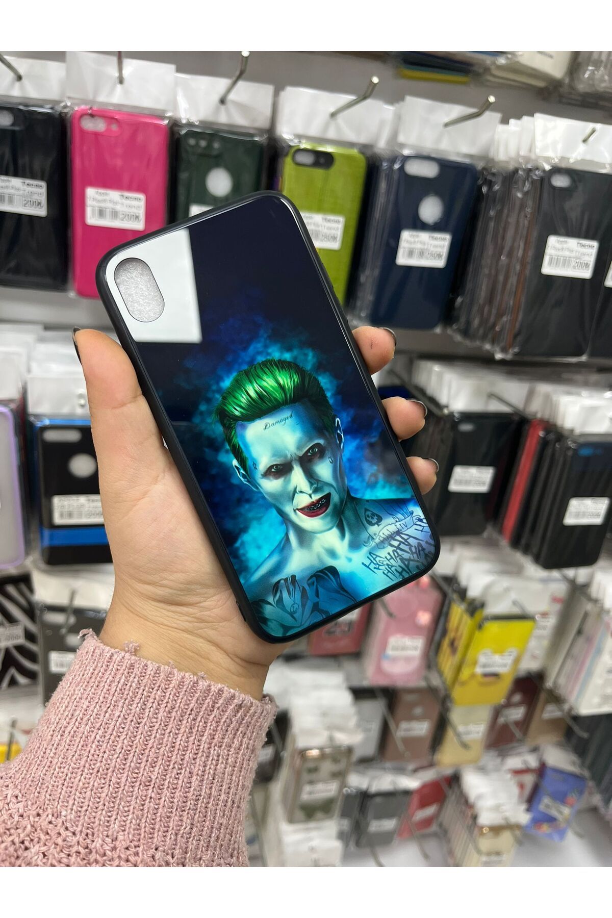 TECNOTREND Apple İPhone XR DESENLİ CAM SERT KAPAK
