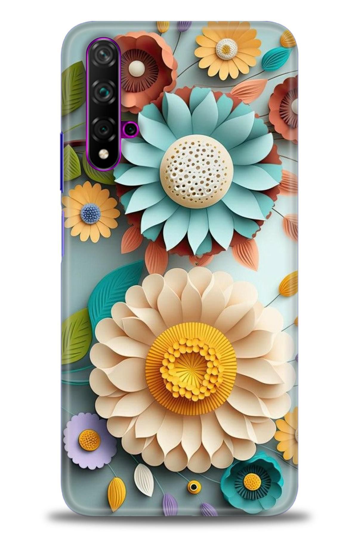 CooperTech Huawei Nova 5T İle Uyumlu HD Baskılı Silikon Kılıf - 536