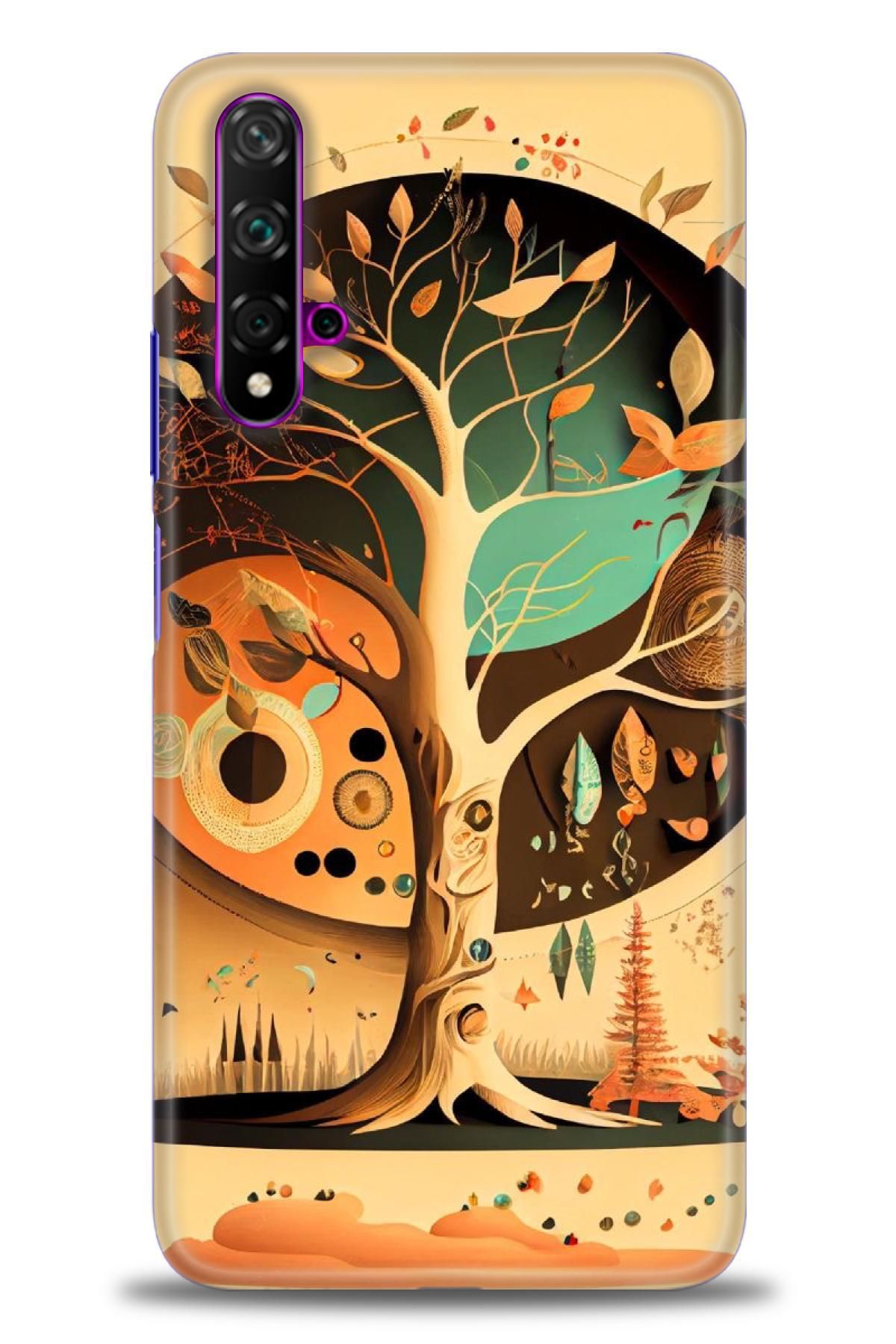CooperTech Huawei Nova 5T İle Uyumlu HD Baskılı Silikon Kılıf - 882