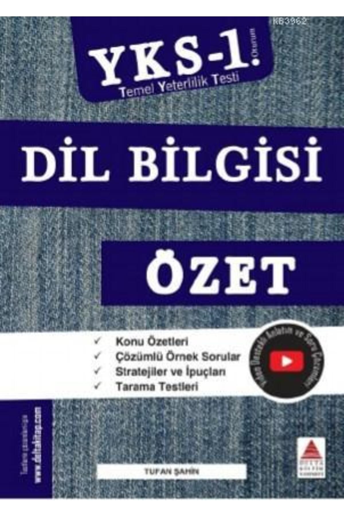 Destek Yayınları Delta Kültür TYT Dil Bilgisi Özet YKS 1. Oturum (Yeni)