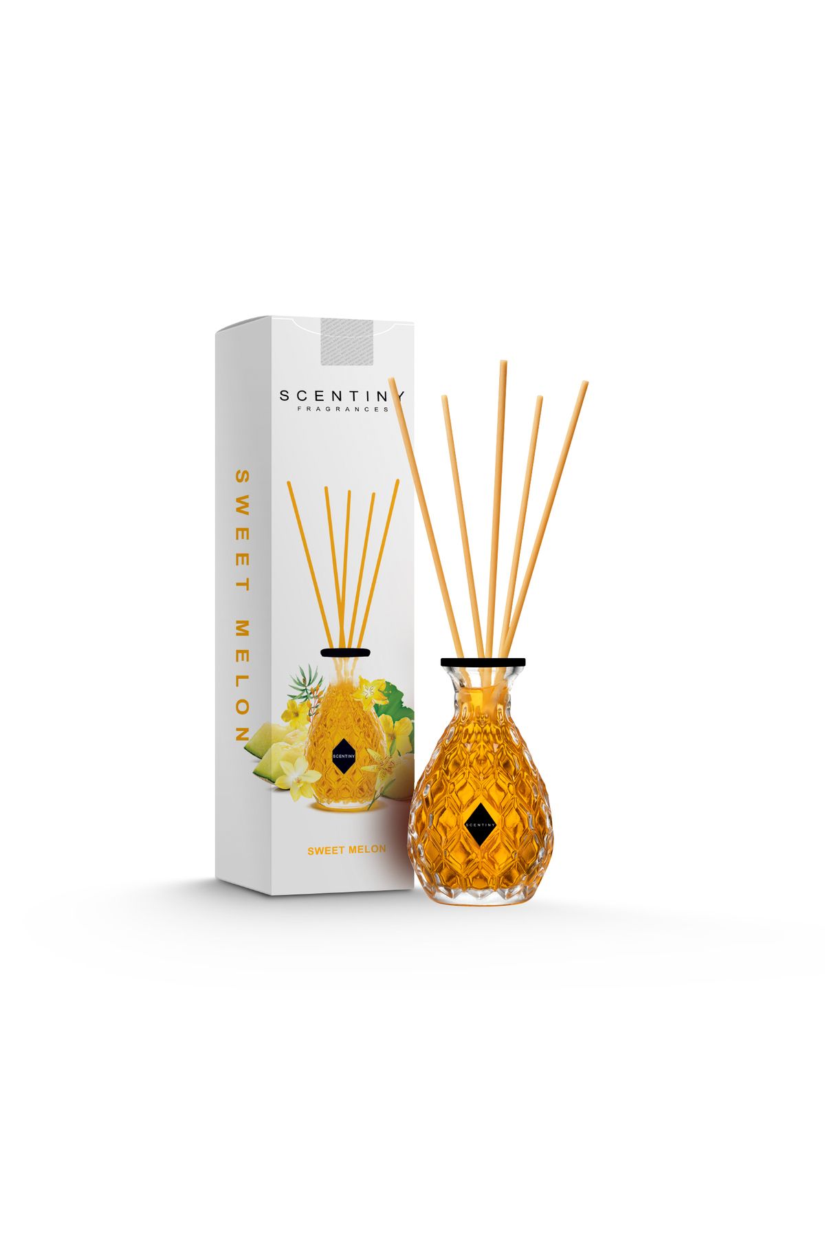 Scentiny Fragrances Sweet Melon Çubuklu Oda Parfümü 110 ML