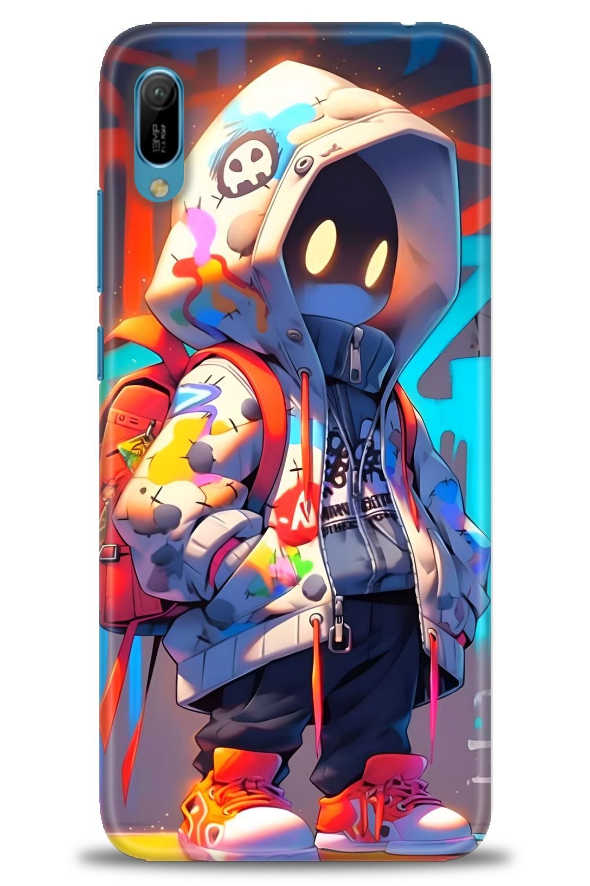 CooperTech Huawei Y6 2019 İle Uyumlu HD Baskılı Silikon Kılıf - 365