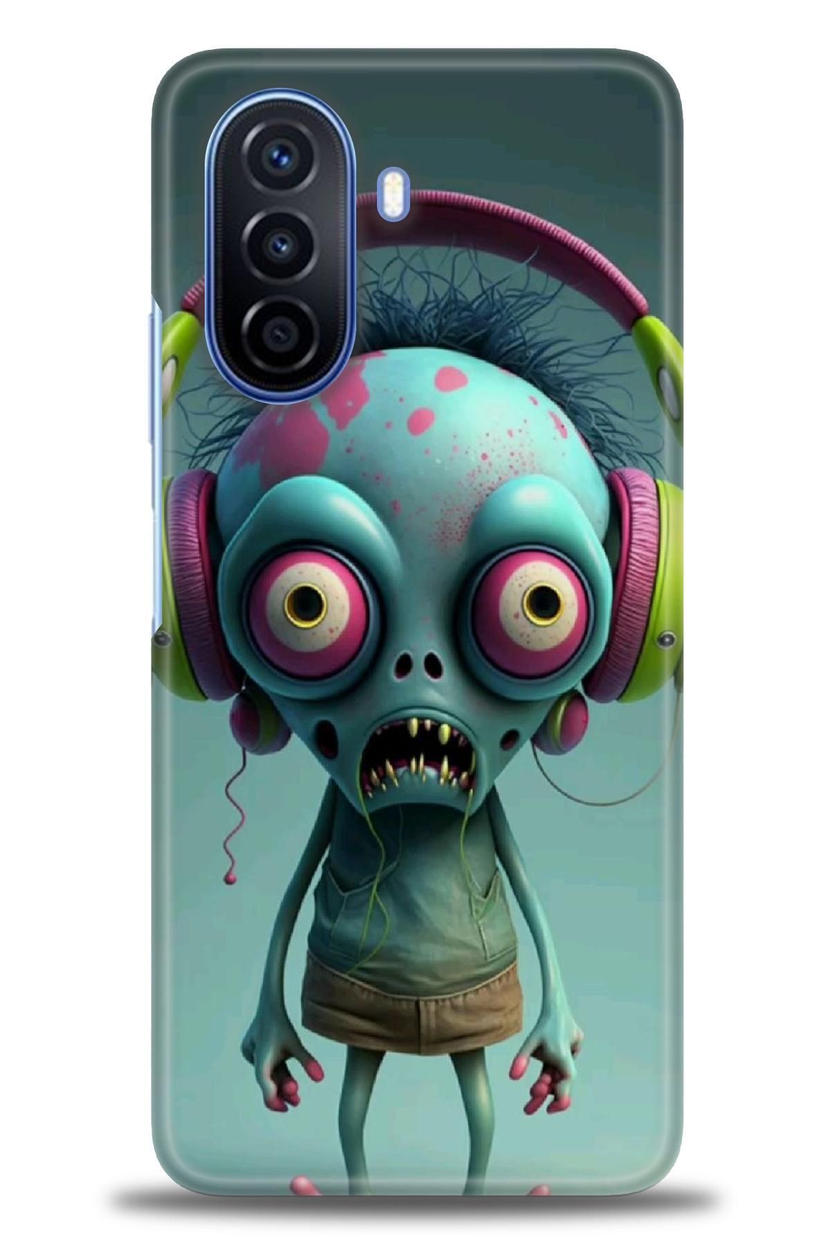 CooperTech Huawei Nova Y70 İle Uyumlu HD Baskılı Silikon Kılıf - 796