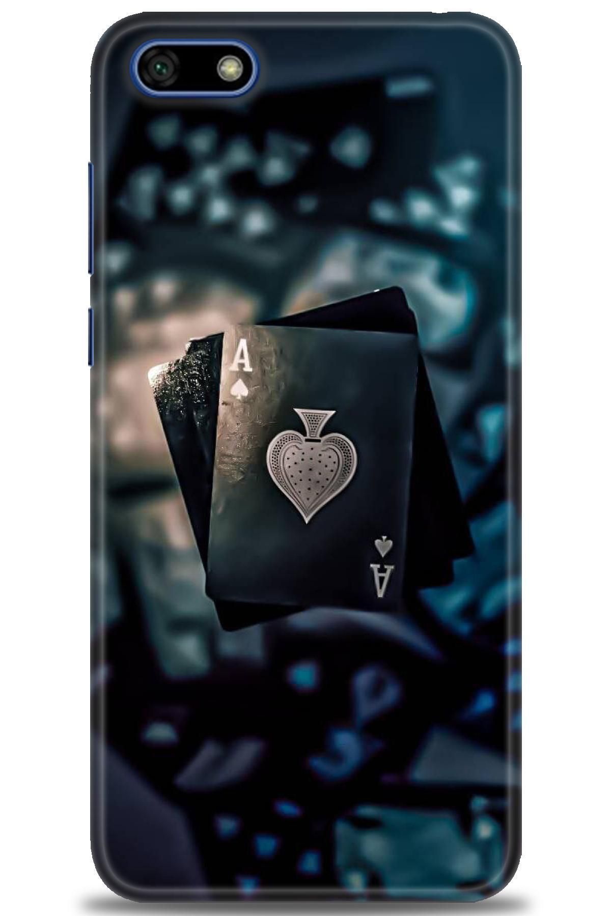 CooperTech Huawei Y5 2018 İle Uyumlu HD Baskılı Silikon Kılıf - 642