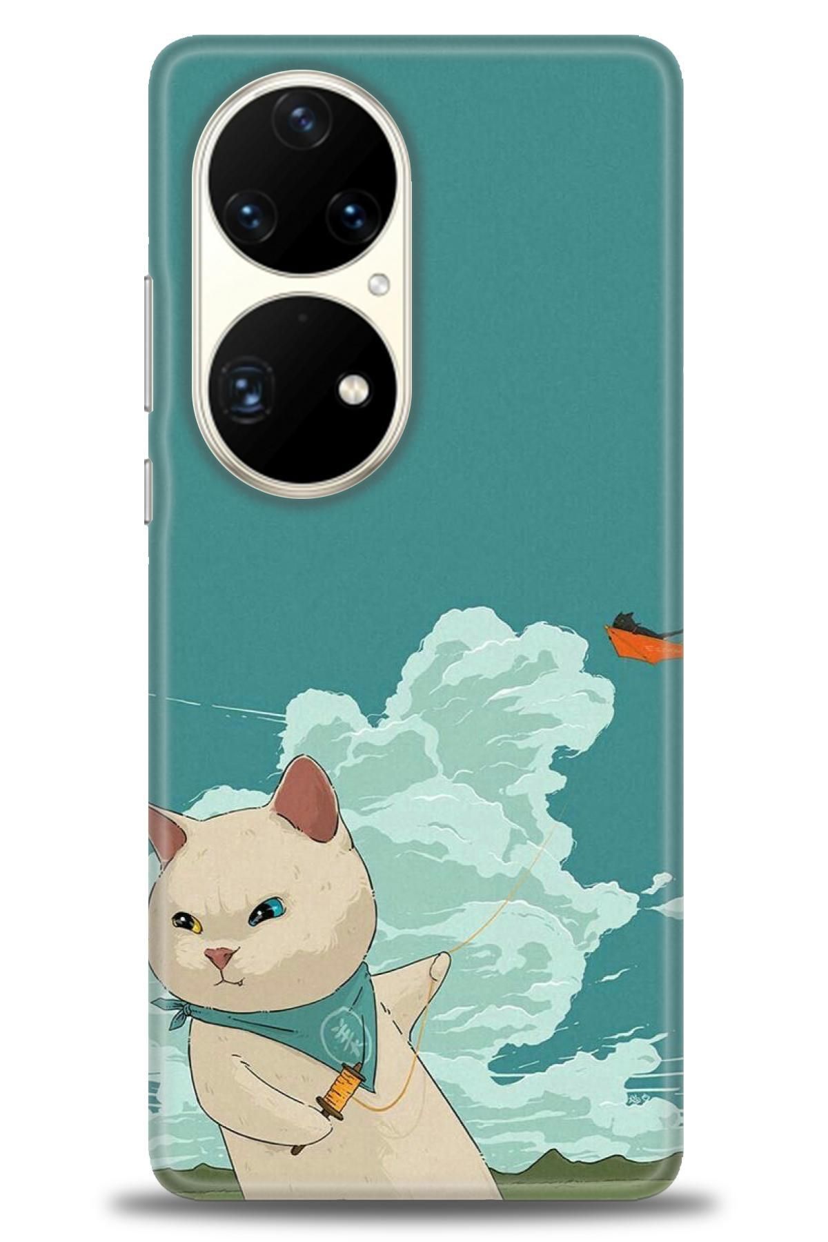 CooperTech Huawei P50 Pro İle Uyumlu HD Baskılı Silikon Kılıf - 930
