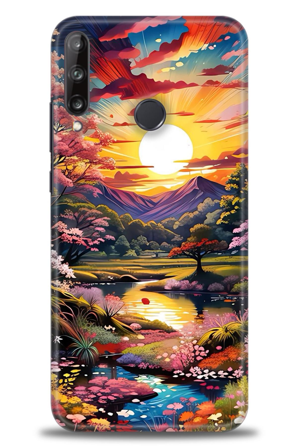 CooperTech Huawei P40 Lite E İle Uyumlu HD Baskılı Silikon Kılıf - 329