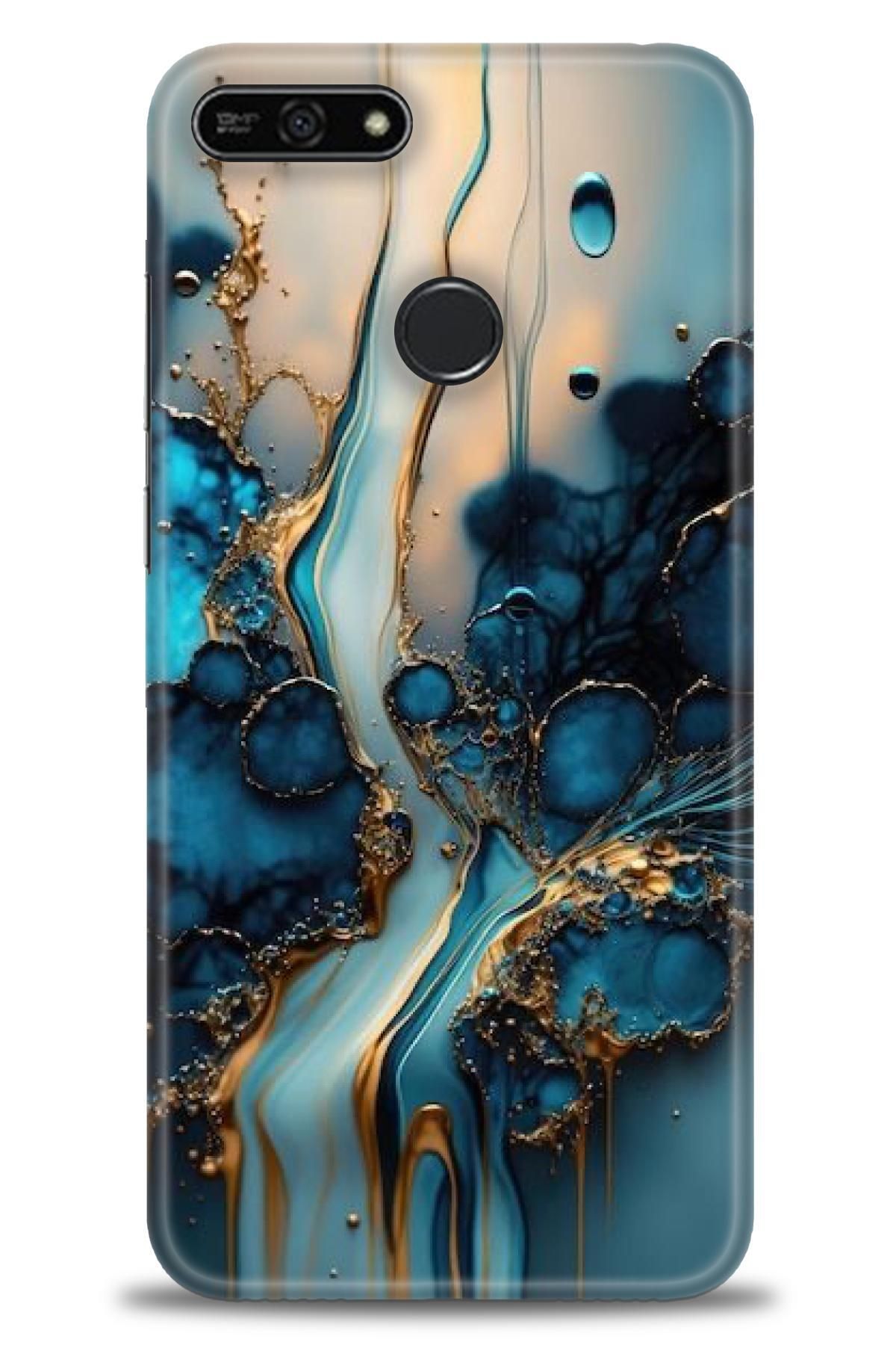 CooperTech Huawei Honor 7A İle Uyumlu HD Baskılı Silikon Kılıf - 224