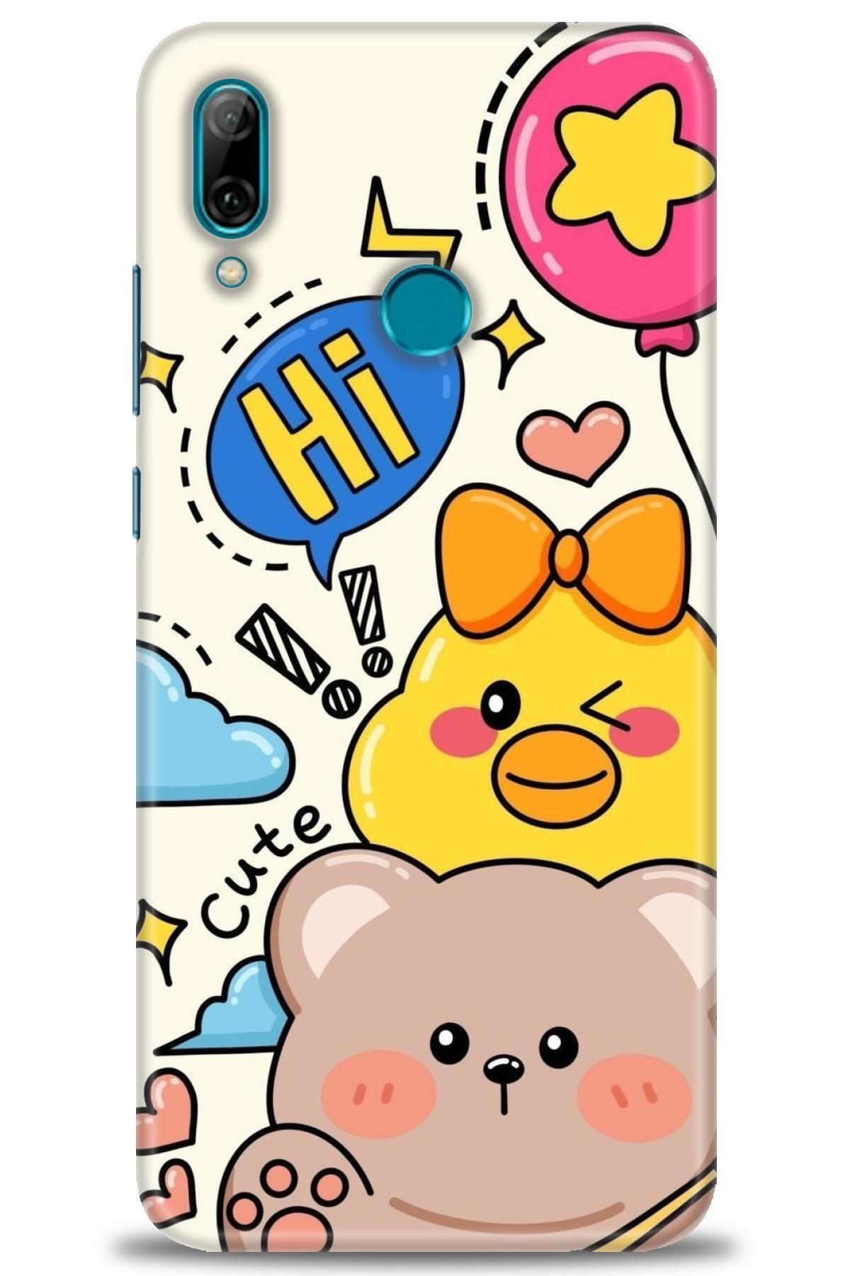 CooperTech Huawei P Smart Pro 2019 İle Uyumlu HD Baskılı Silikon Kılıf - 651