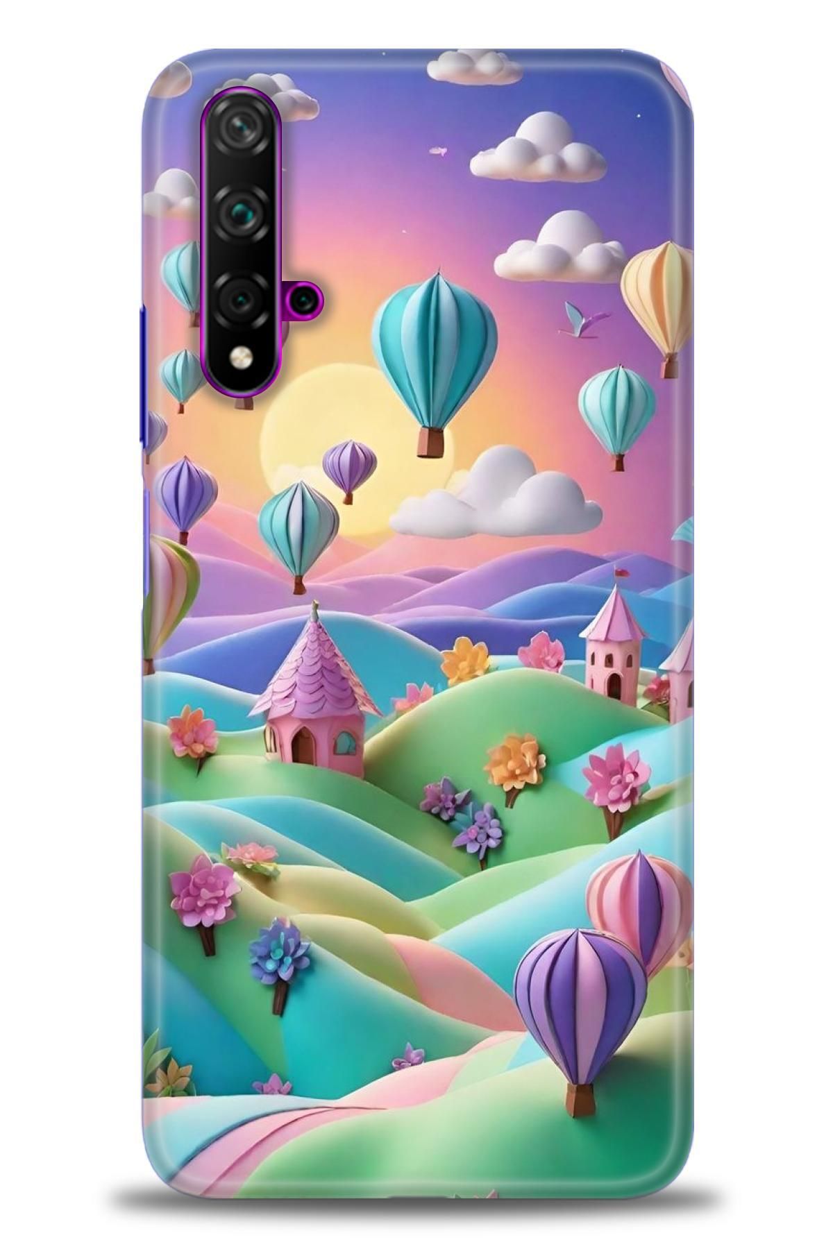 CooperTech Huawei Nova 5T İle Uyumlu HD Baskılı Silikon Kılıf - 330