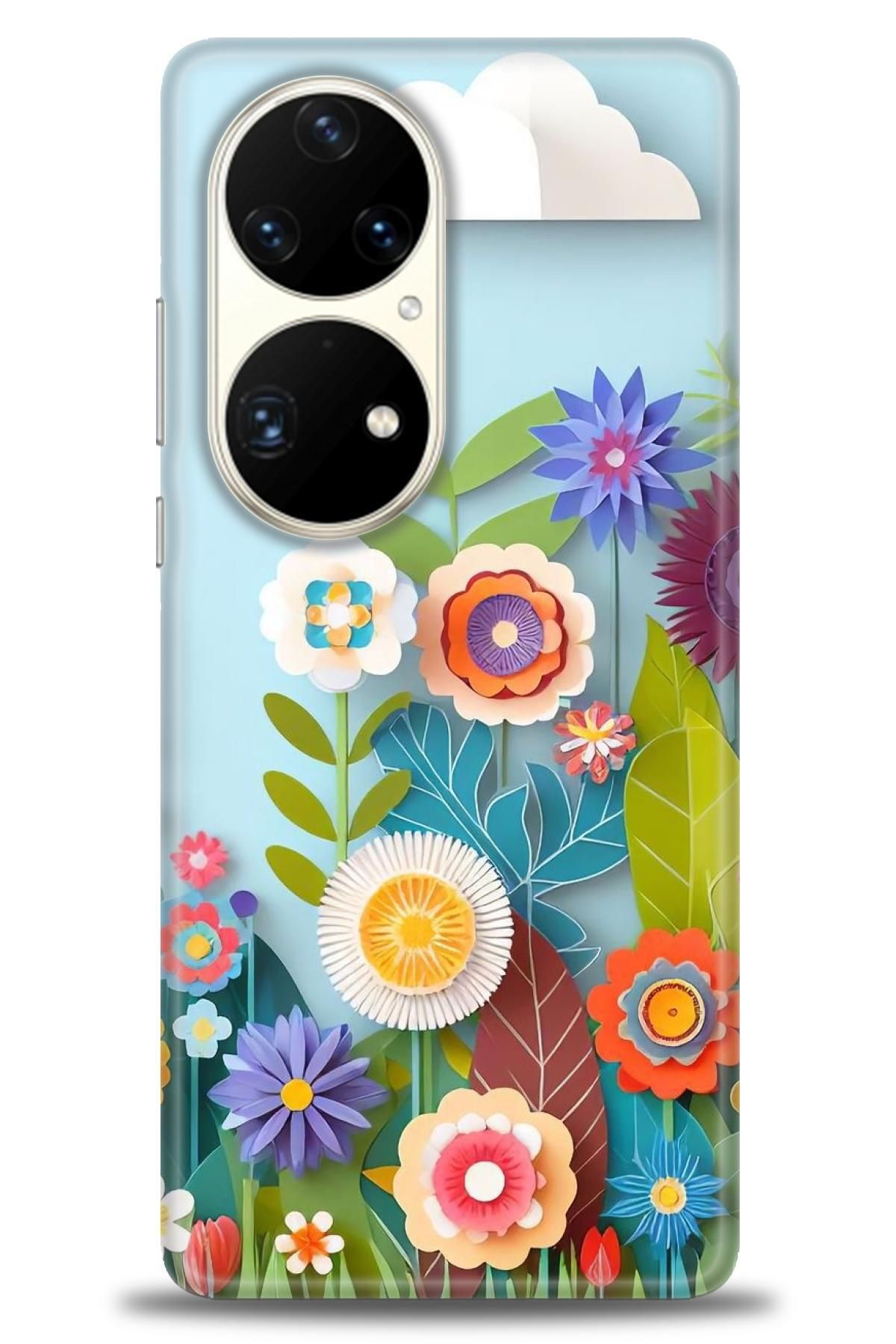 CooperTech Huawei P50 Pro İle Uyumlu HD Baskılı Silikon Kılıf - 352