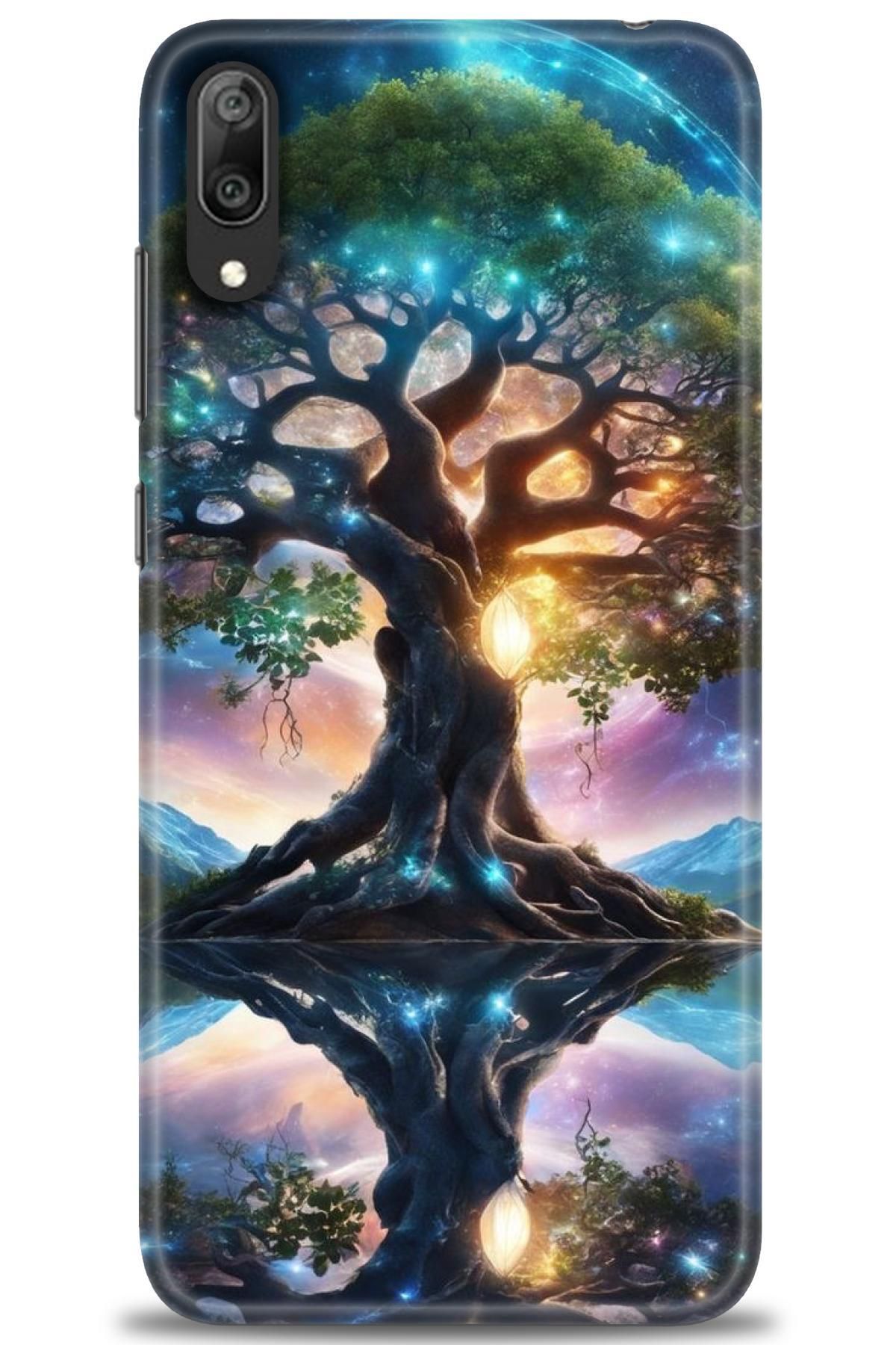 CooperTech Huawei Y7 Prime 2019 İle Uyumlu HD Baskılı Silikon Kılıf - 888