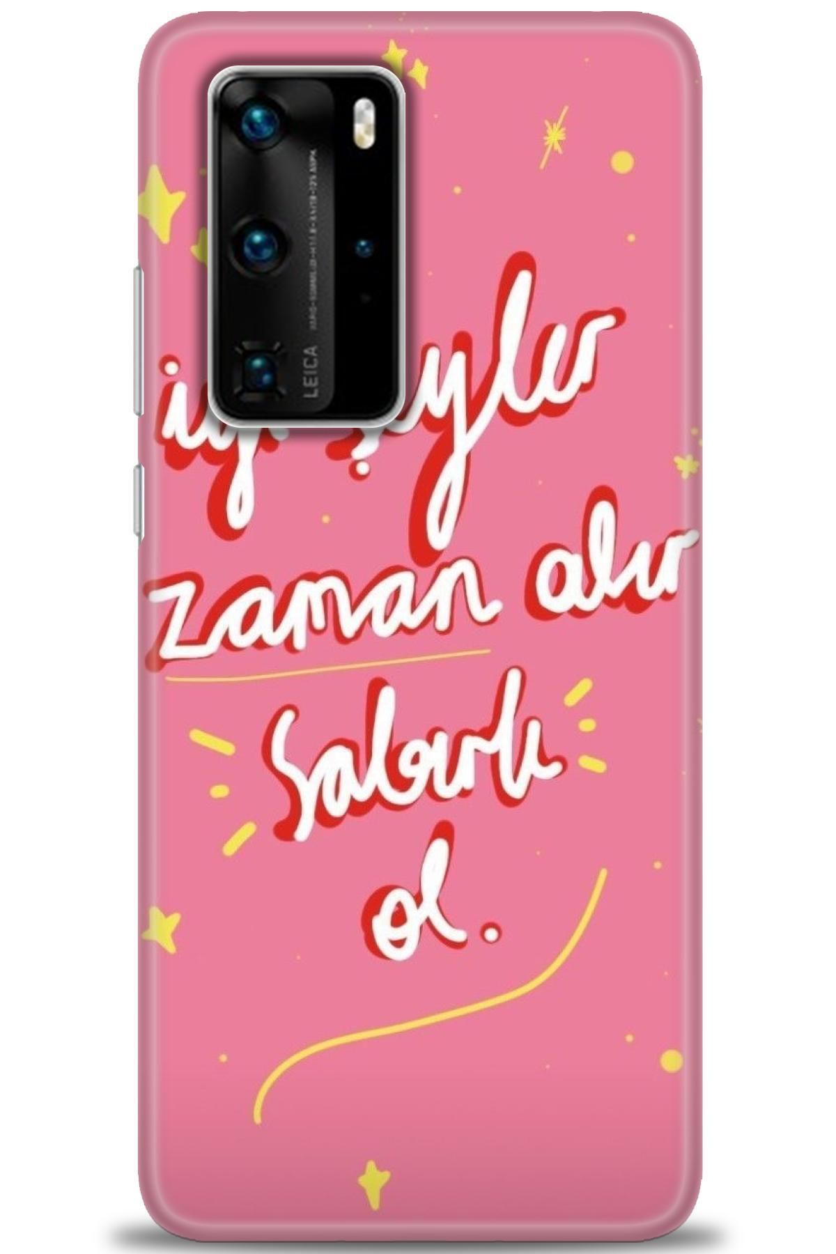 CooperTech Huawei P40 Pro İle Uyumlu HD Baskılı Silikon Kılıf - 202