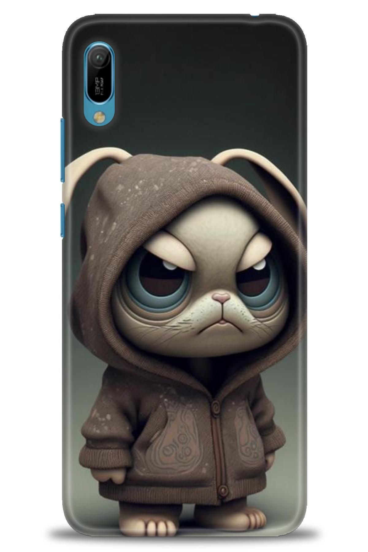 CooperTech Huawei Y6 2019 İle Uyumlu HD Baskılı Silikon Kılıf - 332
