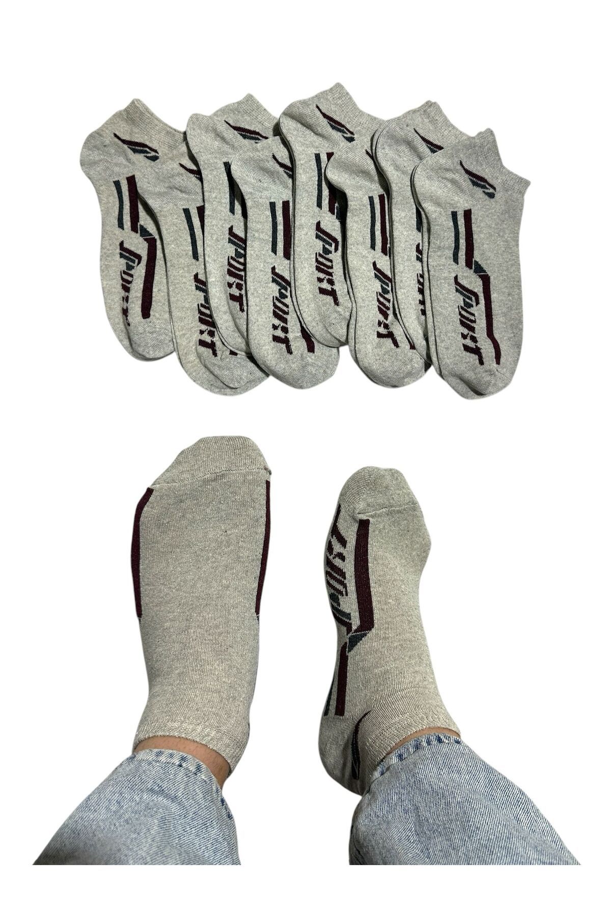 BYNDRSOCKS 7 Çift Erkek Patik Pamuklu Çorap