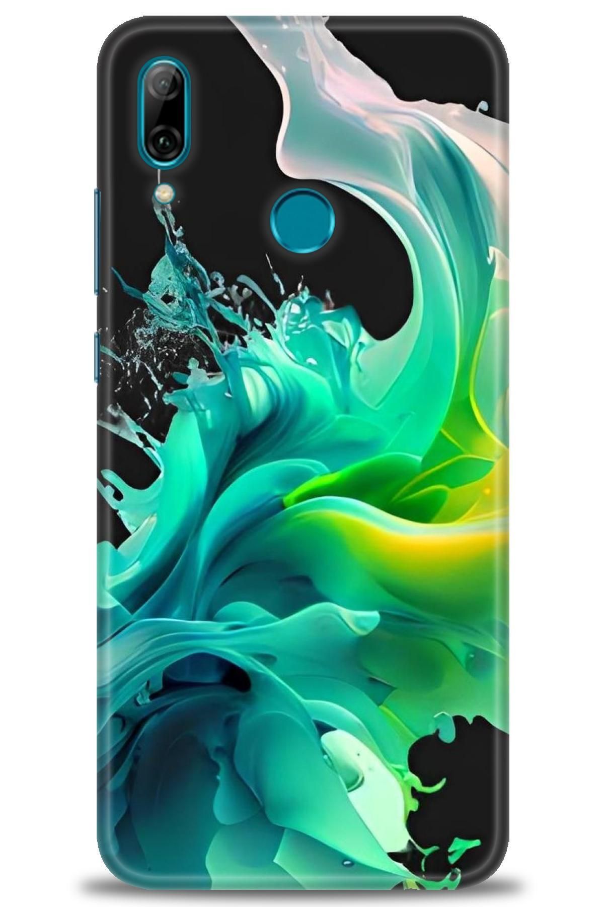 CooperTech Huawei P Smart Pro 2019 İle Uyumlu HD Baskılı Silikon Kılıf - 554