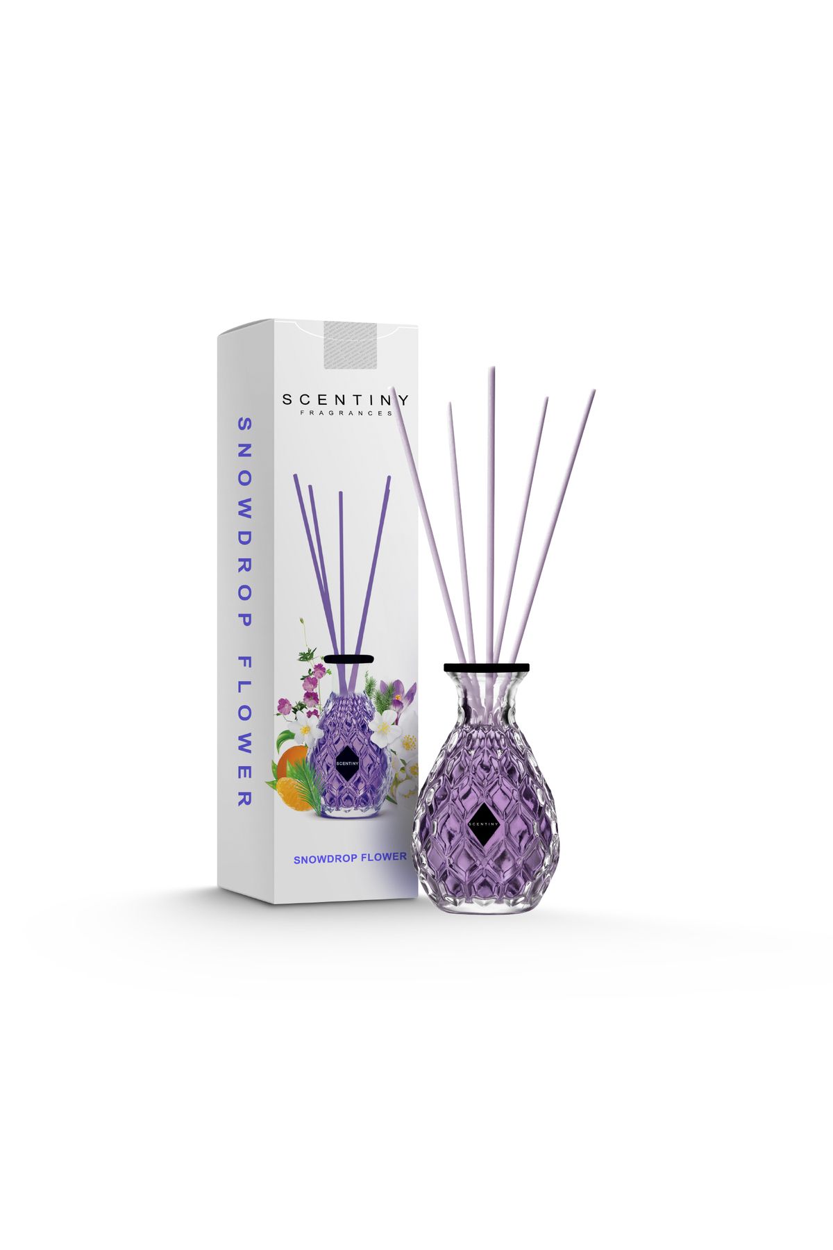 Scentiny Fragrances Snowdrop Flower Çubuklu Oda Parfümü 110 ML