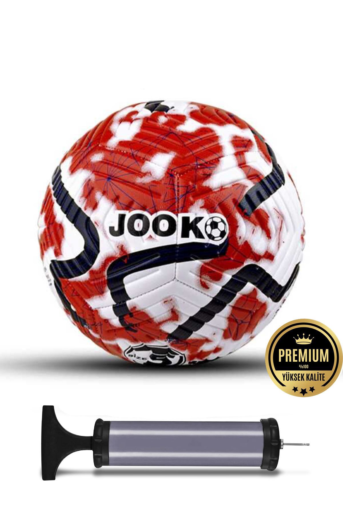 kutuTR Orijinal 380 gr Futbol Topu Pompa Hediyeli Sert Zemin Halı Saha Futbol Topu Hibrit No:5 BSF35 SERİSİ