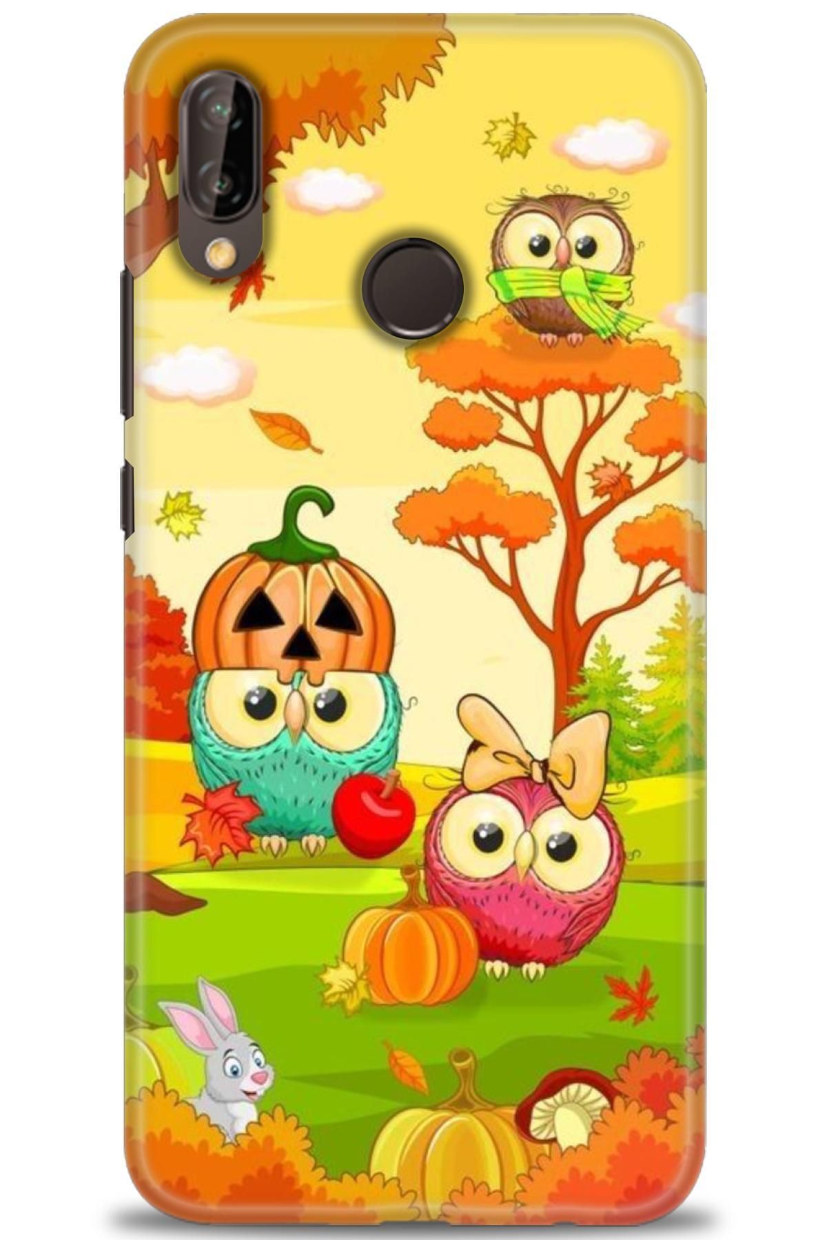 CooperTech Huawei P20 Lite İle Uyumlu HD Baskılı Silikon Kılıf - 581