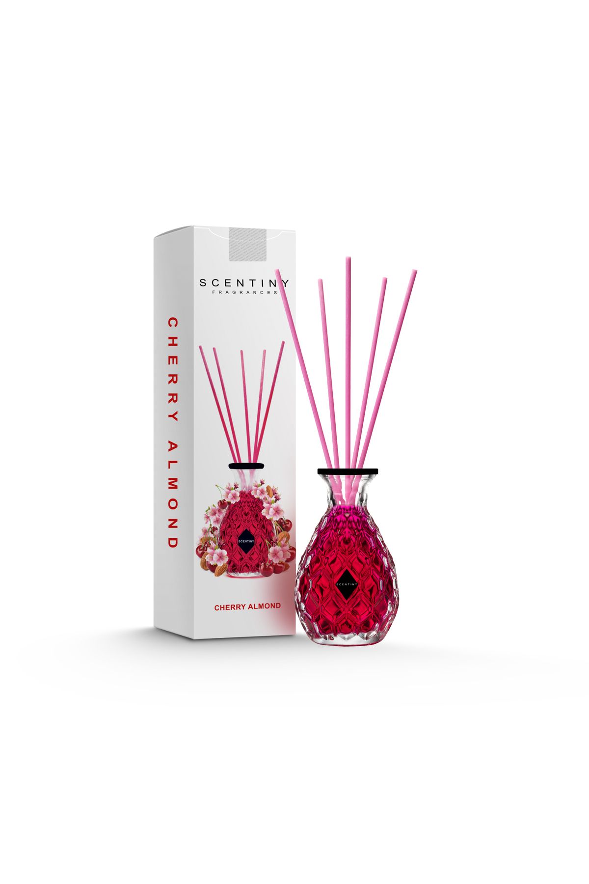 Scentiny Fragrances Cherry Almond Çubuklu Oda Parfümü 110 ML