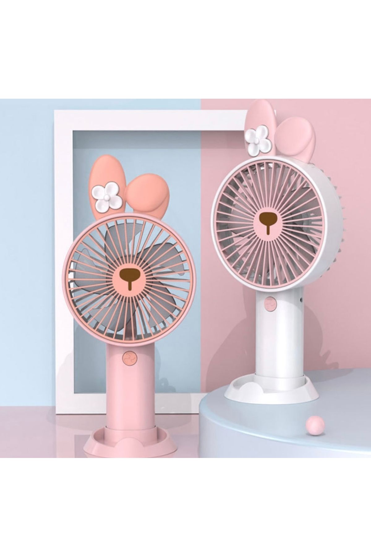 happystoretr Mini el fanı taşınabilir serinletici şarjlı vantilatör