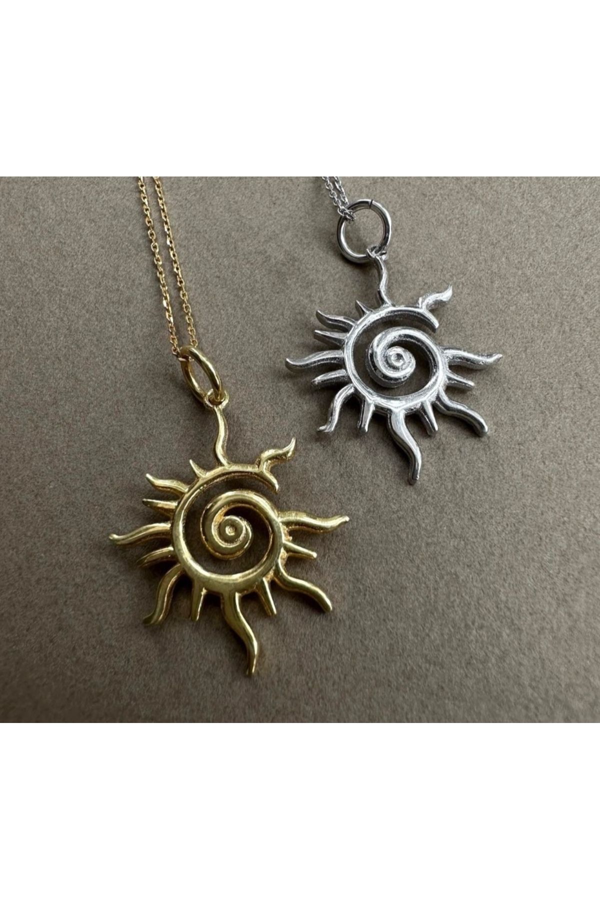 Wind Silver Güneş kolye