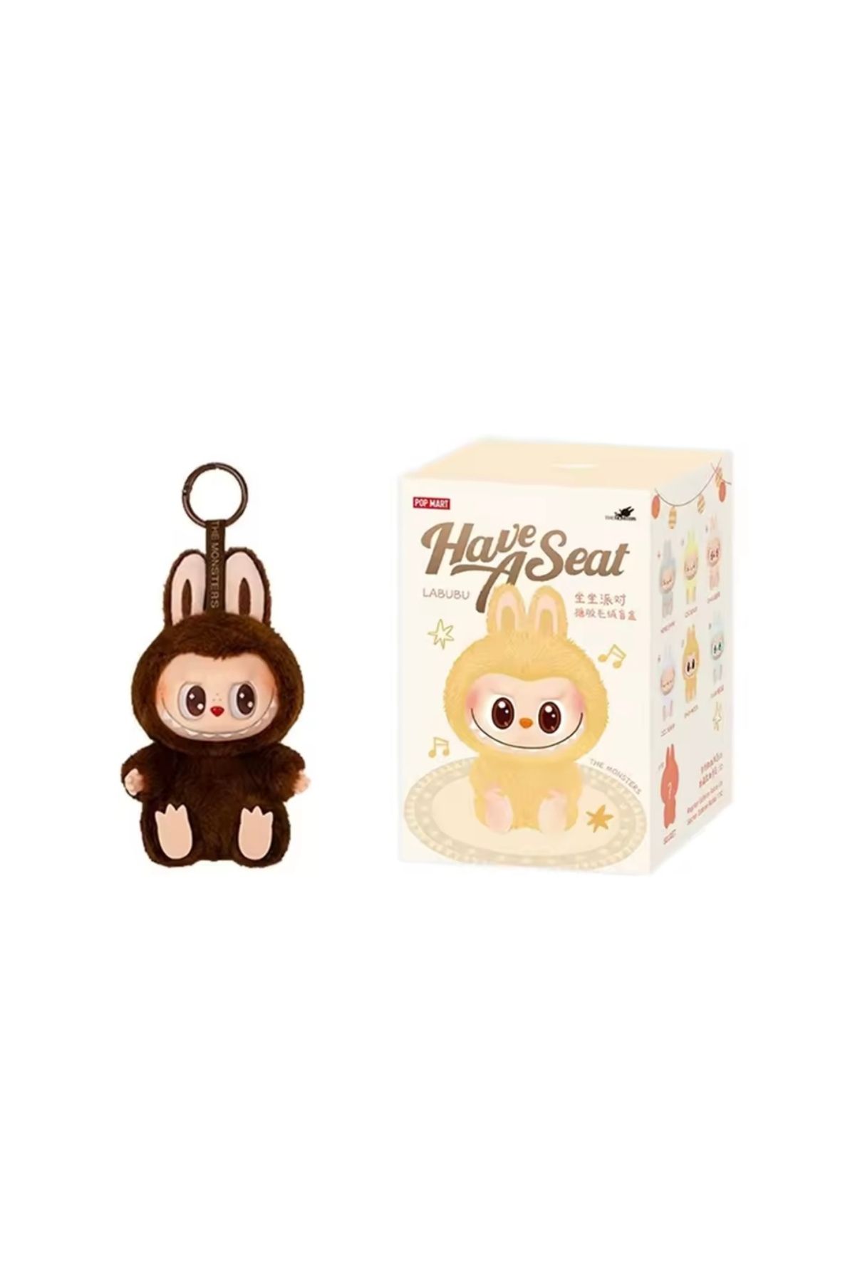 Pop Mart-Labubu Have a Seat, Exciting Macaron the Monsters, Biginto Energy Labubu 1