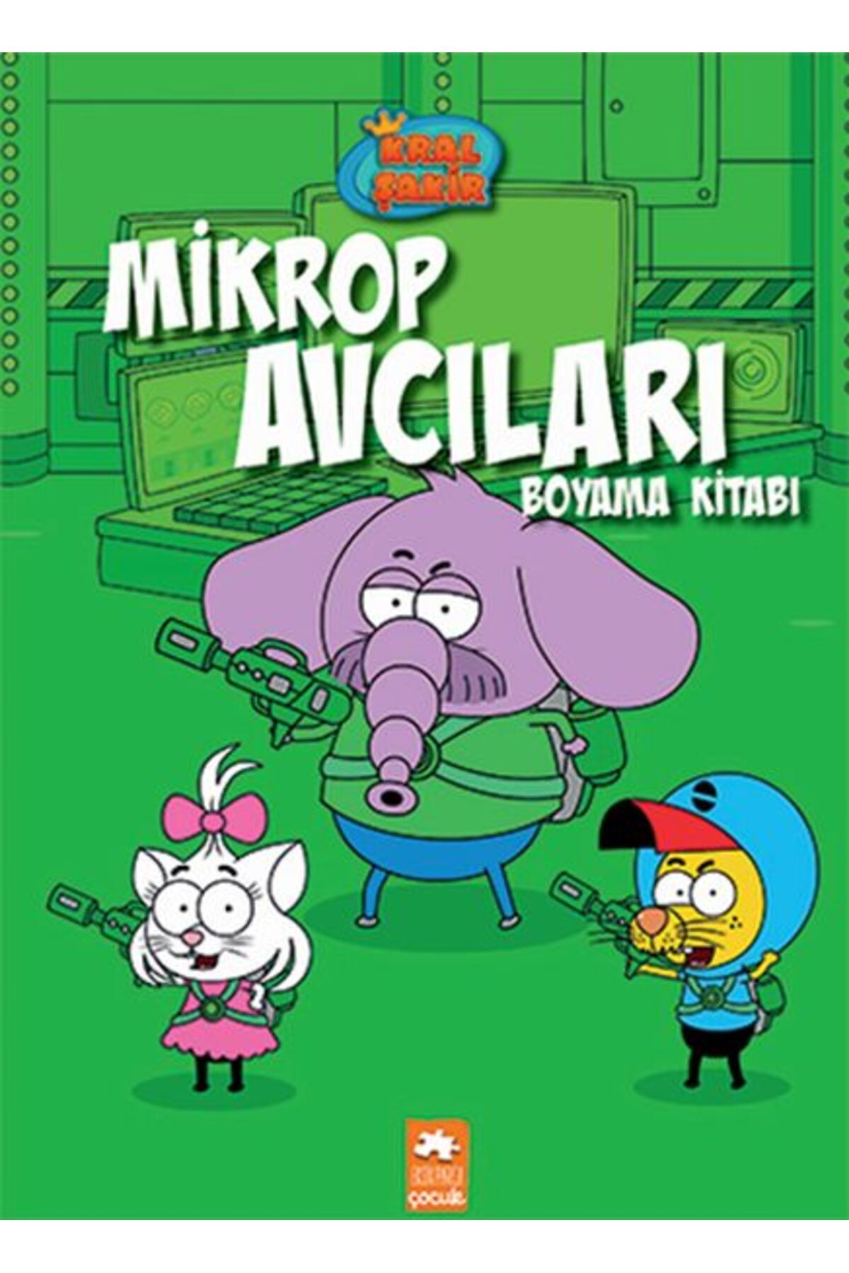 Destek Yayınları Kral Şakir Mikrop Avcıları Boyama Kitabı