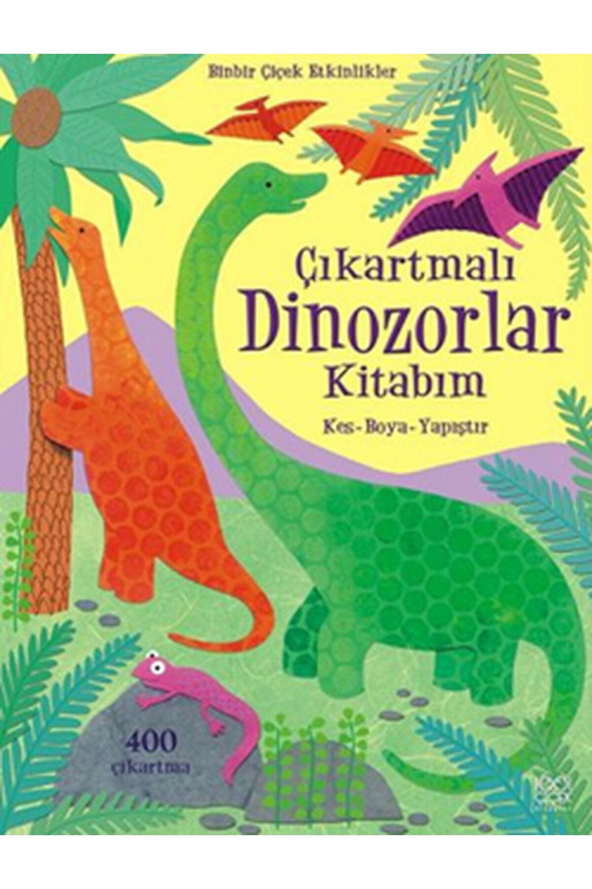 Destek Yayınları Çıkartmalı Dinozorlar Kitabım / Kes - Boya - Yapıştır