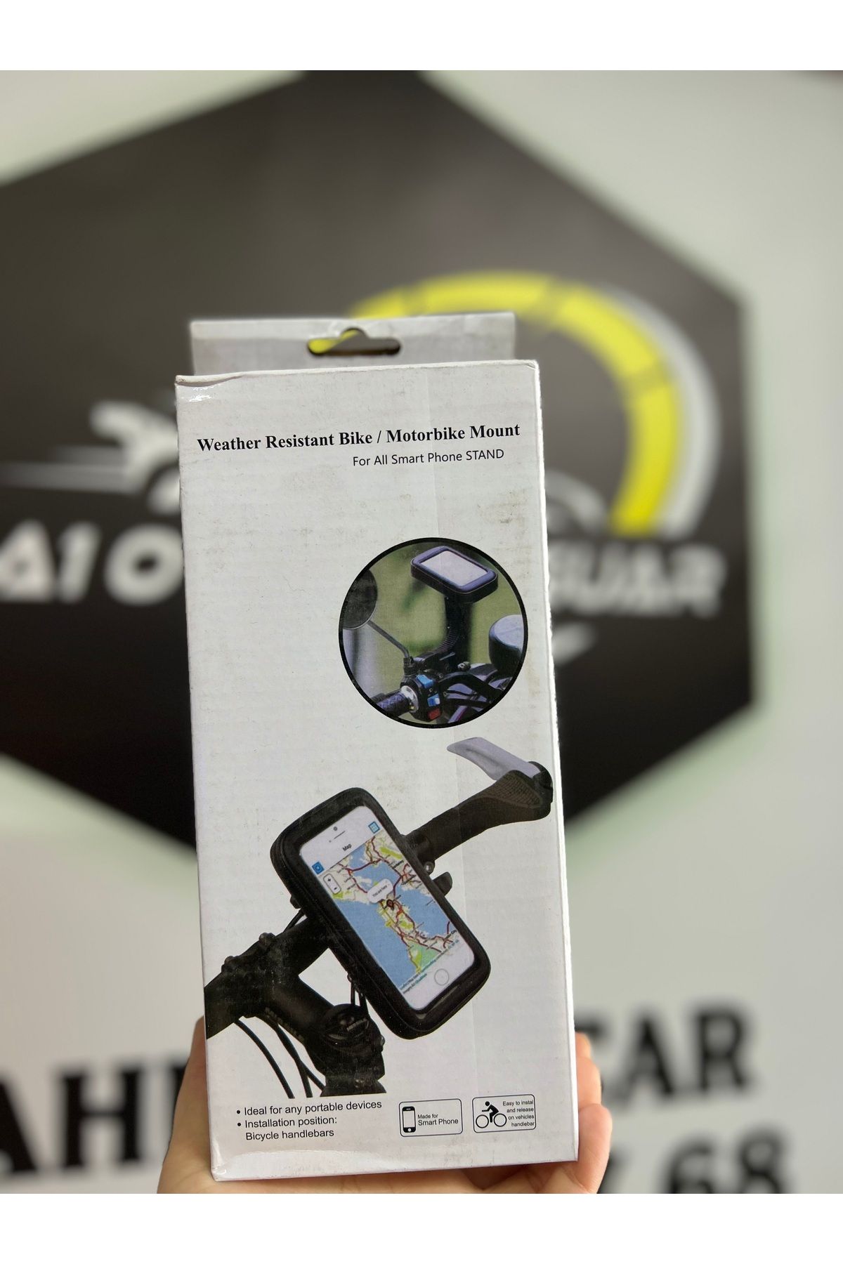 A1 Su geçirmez motor telefon tutucu