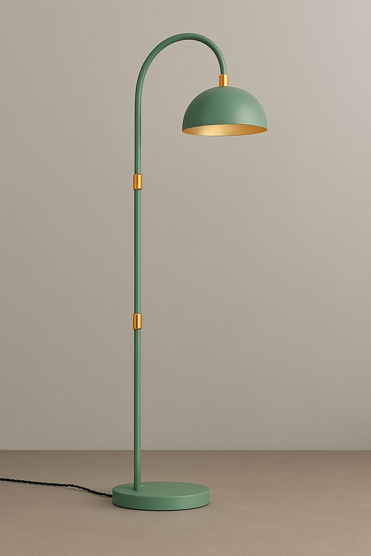 Vinner Curve Lambader Modern Dekoratif Metal Oturma Odası Çalışma Odası Zemin Lambası